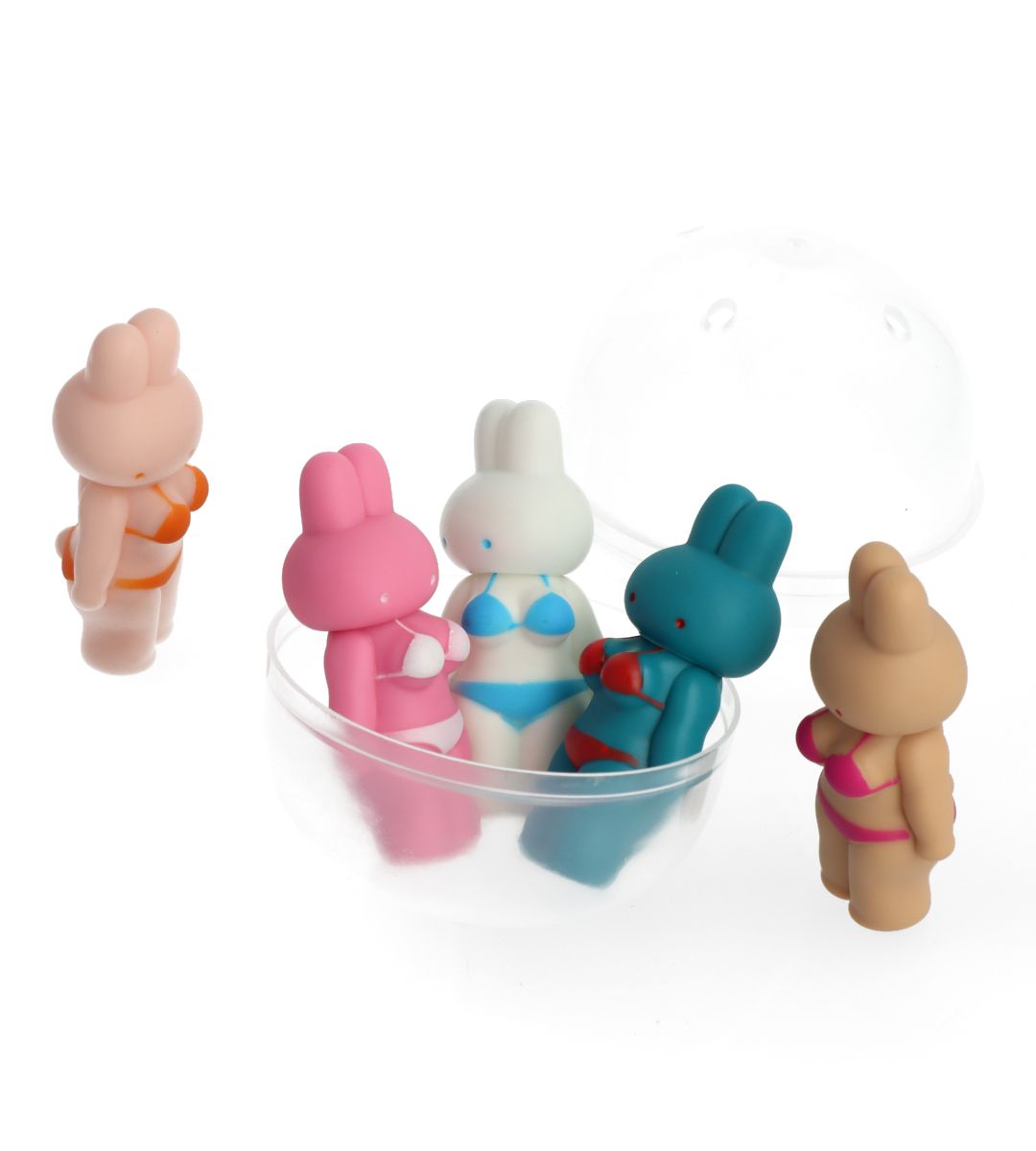 Compliance Bunny VAG Series by Sakina - Vinyl Artist Gacha Collectible Figures for Anime Fans & Home Decor | Perfect for Display Shelves, Gaming Setups & Gift Giving