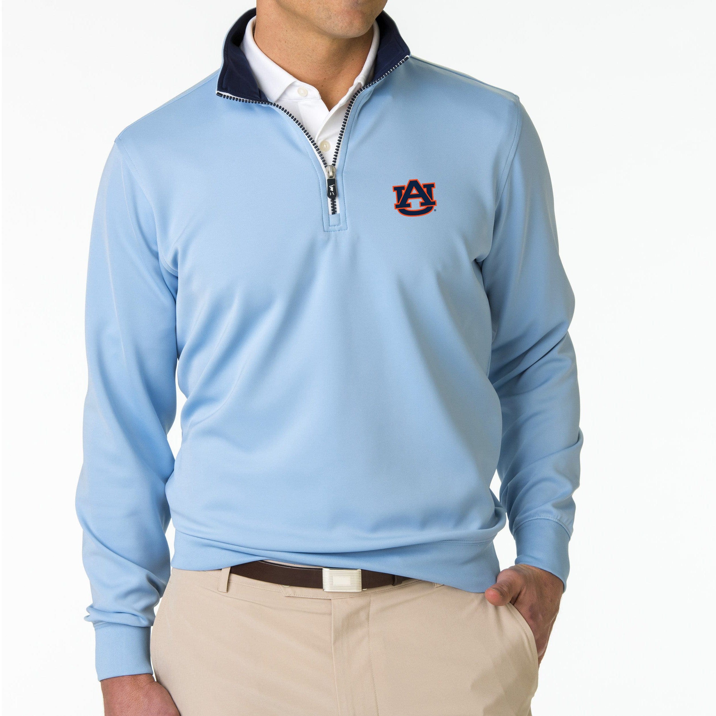 Auburn University Caves Quarter Zip Pullover Sweatshirt - Comfortable Fleece Lined Pullover for Men & Women - Perfect for Game Day, Campus Wear & Outdoor Activities