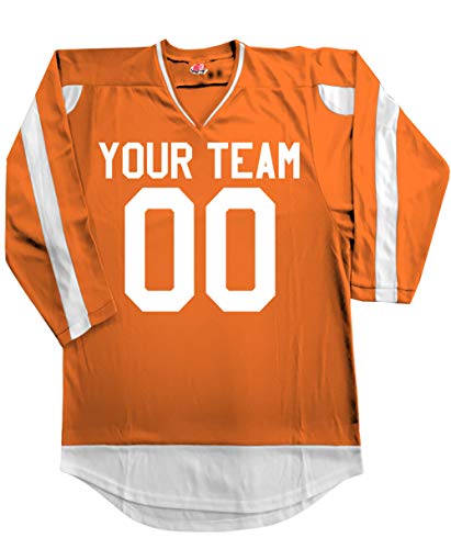Orange and White Contrast Trim