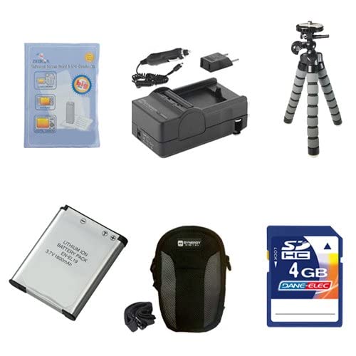 Nikon Coolpix S6600 Digital Camera Accessory Kit with Battery, Charger, 4GB Memory Card, Case, Cleaning Kit & Tripod - Perfect for Travel, Vlogging & Photography Enthusiasts