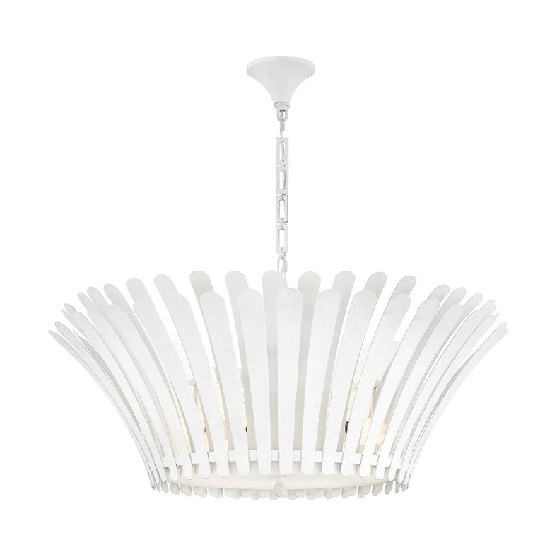 Reina Medium Tapered Chandelier - Modern Crystal Ceiling Light Fixture for Dining Room, Bedroom & Living Room Decor