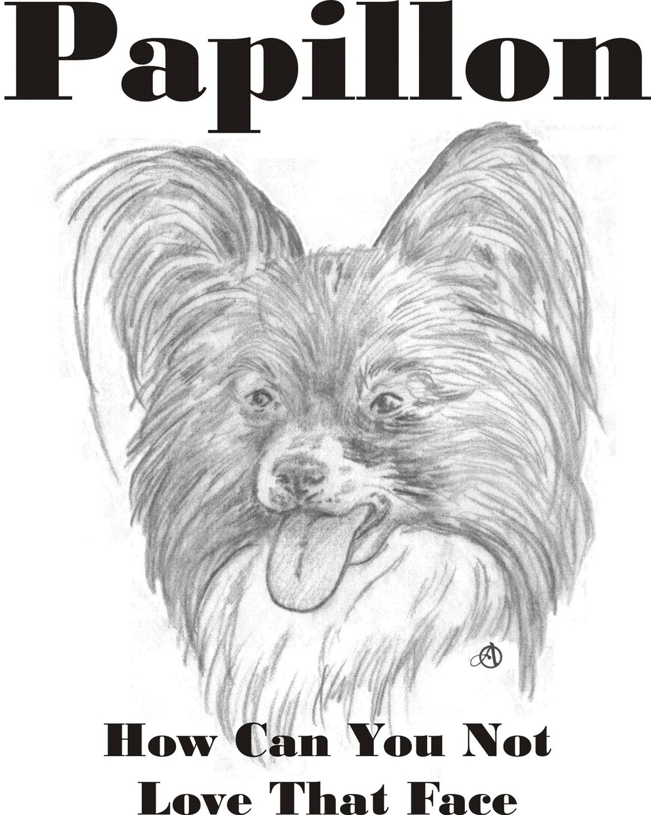 Cahoon's Closet Papillon Dog Lover T-Shirt - Cute Butterfly Dog Face Graphic Tee for Pet Owners & Animal Lovers | Perfect for Casual Wear, Dog Parks & Pet-Friendly Events