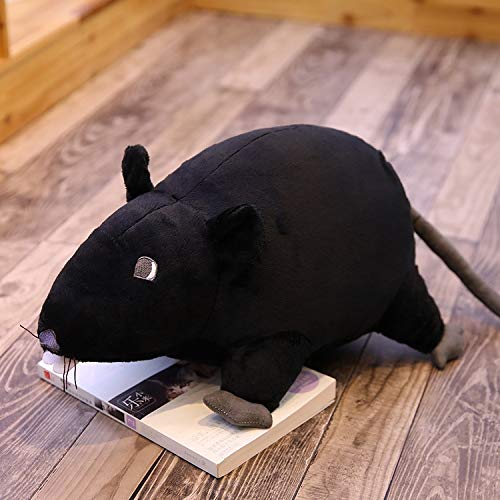 20-60cm Realistic Plush Mouse Stuffed Animal Toy - Super Soft Simulated Rat Plushie for Kids, Mascot Gift, Home Decor (20cm, Black) | Perfect for Birthday Gifts, Nursery Decor & Cute Collectibles