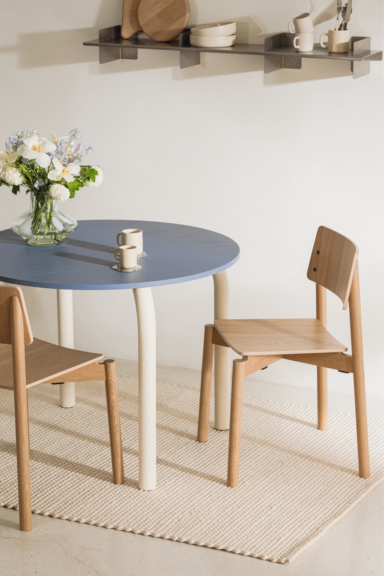 Premium WEM Oak Wood Dining Chair - Solid Hardwood Construction for Home, Kitchen, Restaurant & Office Use