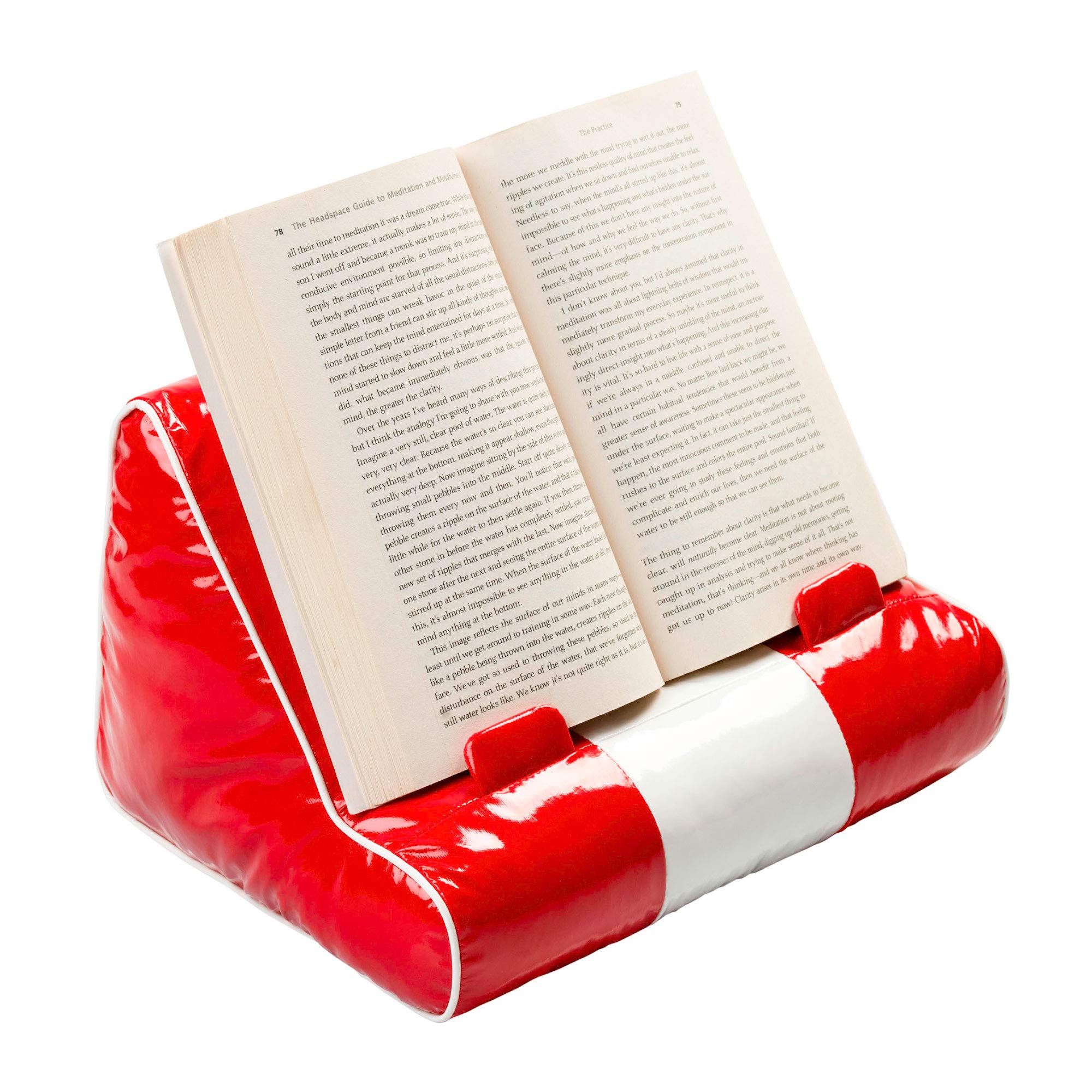 Ergonomic Book Couch & iPad Stand - Cushioned Tablet Holder & Reading Pillow for Bed, Sofa, or Floor - Perfect Gift for Book Lovers, Writers & Readers - Ideal for Cozy Reading, Studying, or Watching Movies in Bed