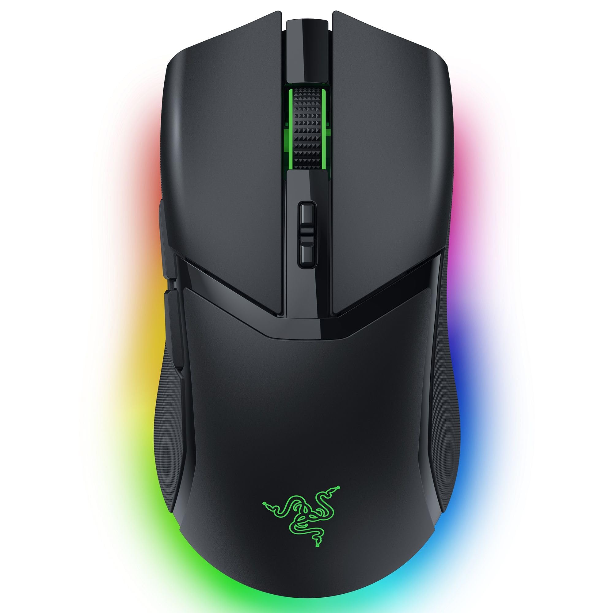 Razer Cobra Pro Wireless Gaming Mouse - 10 Programmable Buttons, Chroma RGB Lighting, 30K DPI Optical Sensor, Gen-3 Optical Switches, 2.4GHz/Bluetooth/USB-C, 170-Hour Battery (Black) - Perfect for PC Gaming, Esports & Professional Workstations