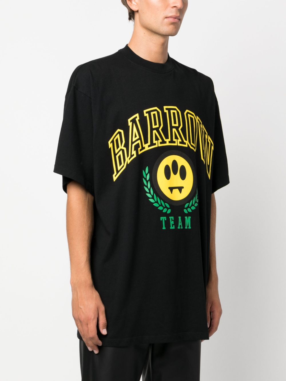 Premium BARROW Men's T-Shirts & Polo Shirts - Classic Black Cotton Tees for Casual Wear, Work & Everyday Outfits