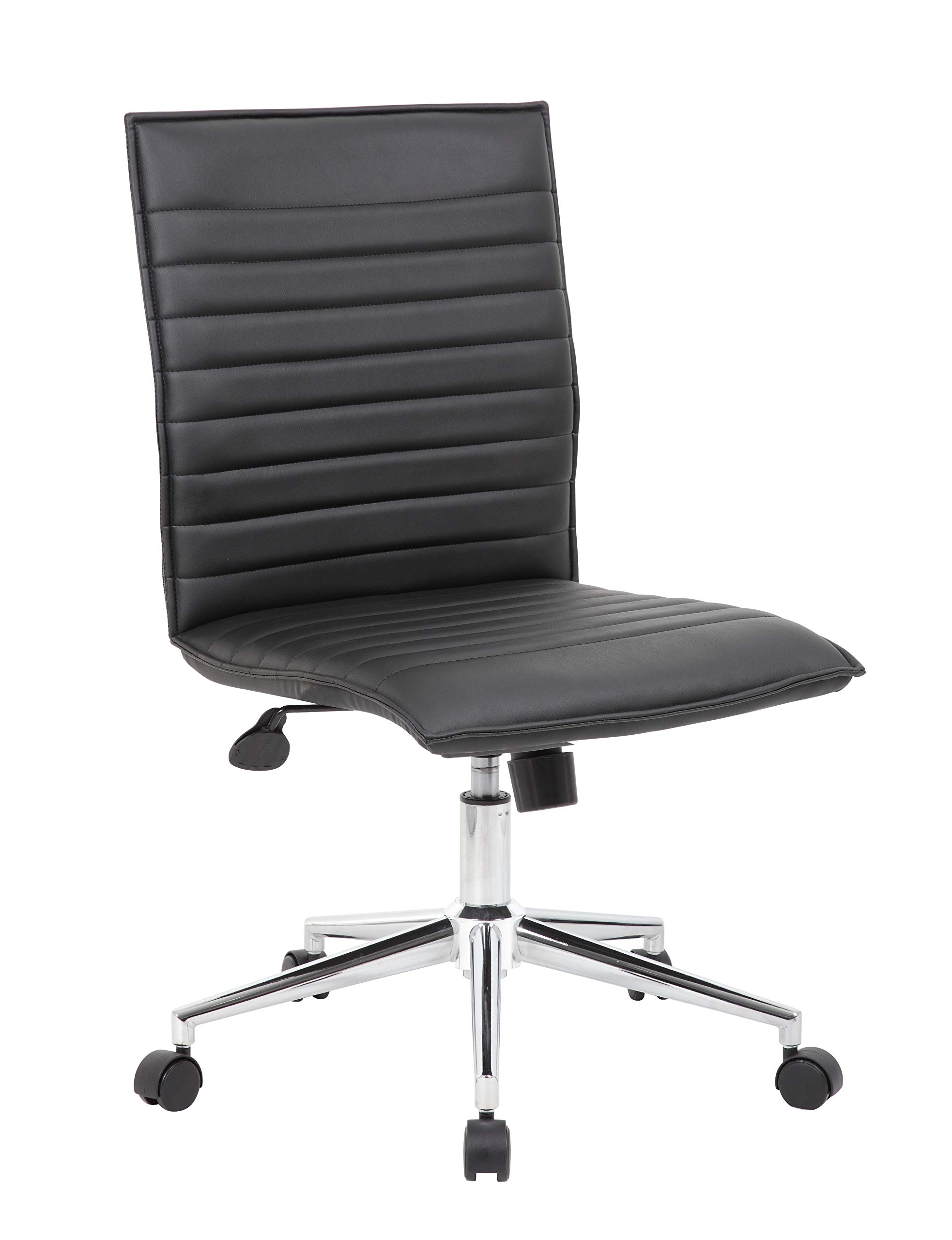 Boss Office Products Hospitality Chair - Black | Comfortable & Durable Guest Seating for Hotels, Restaurants & Waiting Areas