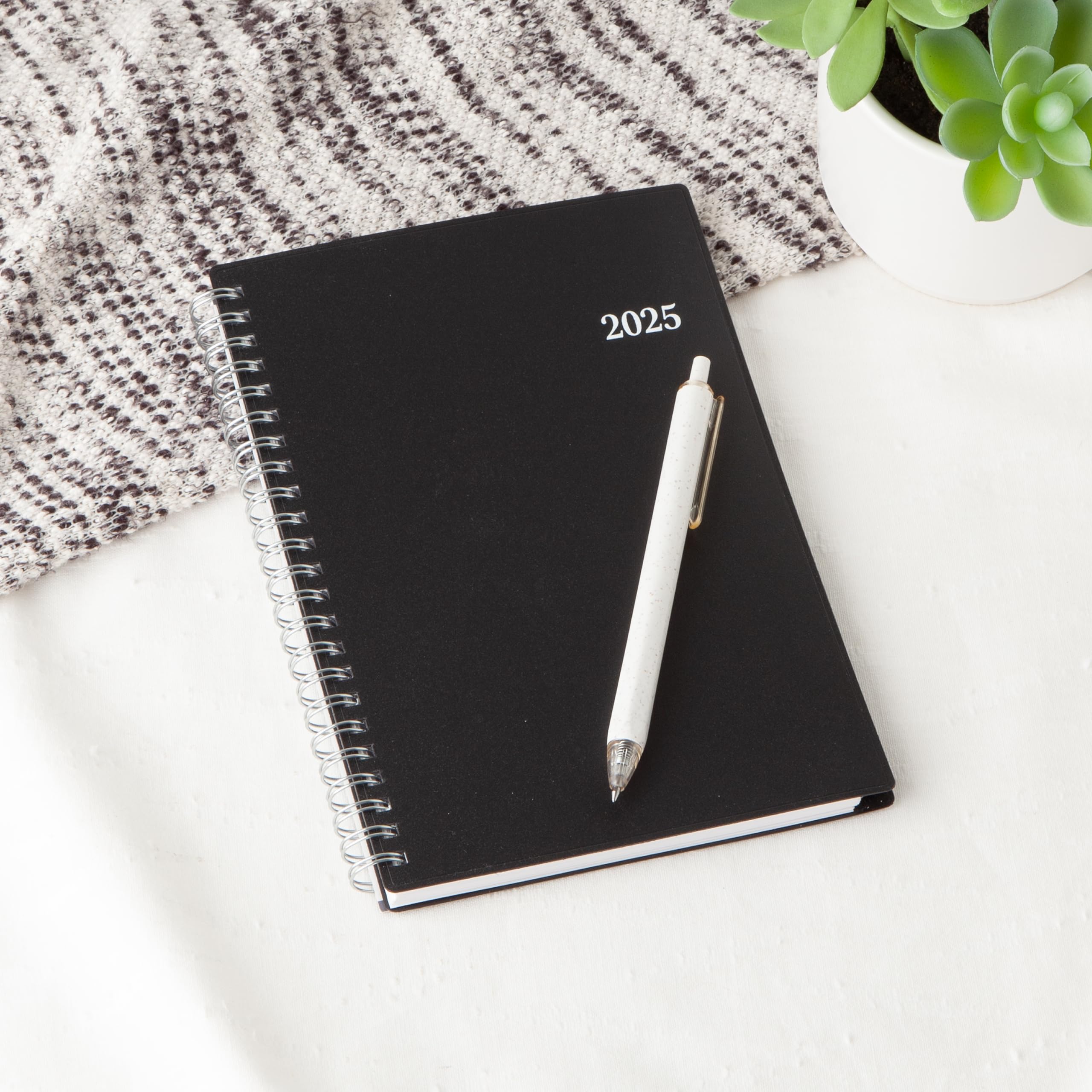 Blue Sky 2025 Weekly & Monthly Planner Calendar | Jan 2025-Dec 2025 | 5x8 Inch Flexible Cover | Laminated Tabs & Wirebound | Perfect for Business Professionals, Students & Office Organization