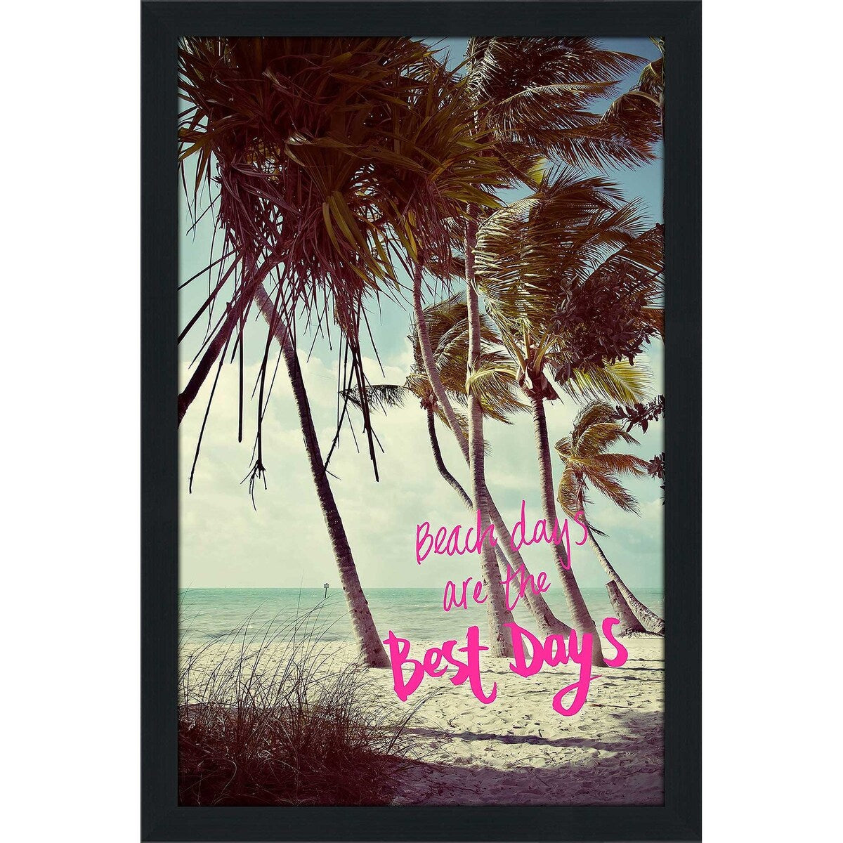 Best Beach Days Vertical Acrylic Print - Stunning Wall Art for Beach House, Living Room & Office Decor