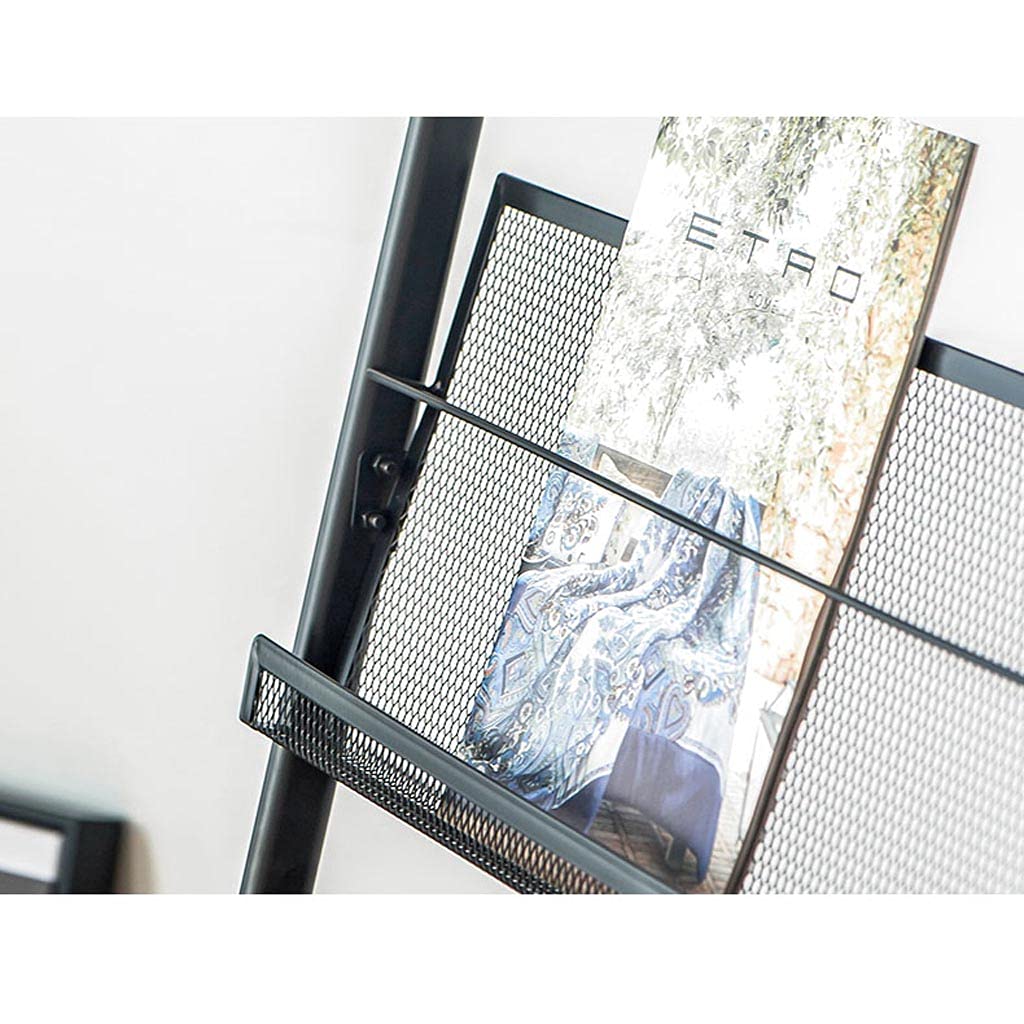 Silver Metal Newspaper & Magazine Display Rack - Promotional Advertising Stand with Single Page Holder - Perfect for Retail Stores, Offices, and Trade Show Displays