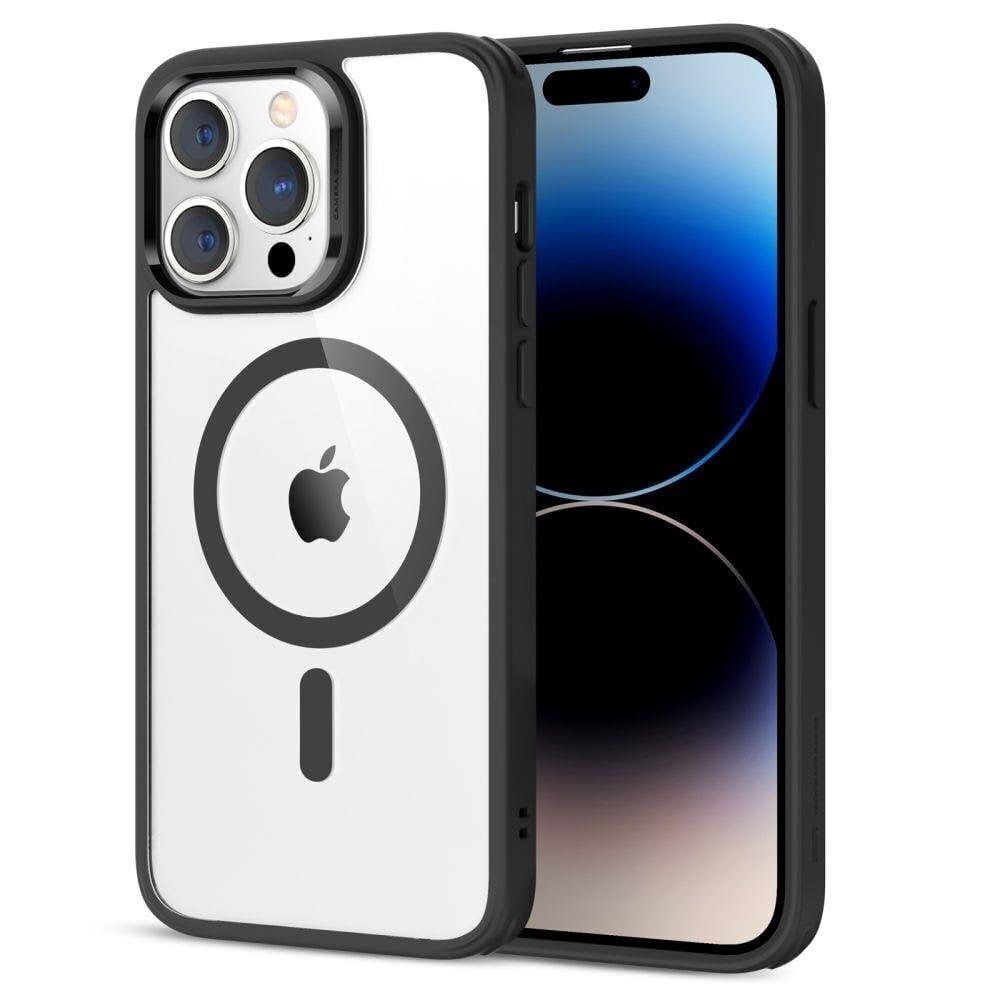 ESR Magnetic Case for iPhone 14 Pro Max 6.7 inch - Military-Grade Shockproof Protection, Scratch-Resistant Clear Black Hybrid Cover with MagSafe Compatibility | Perfect for Work, Travel & Everyday Use