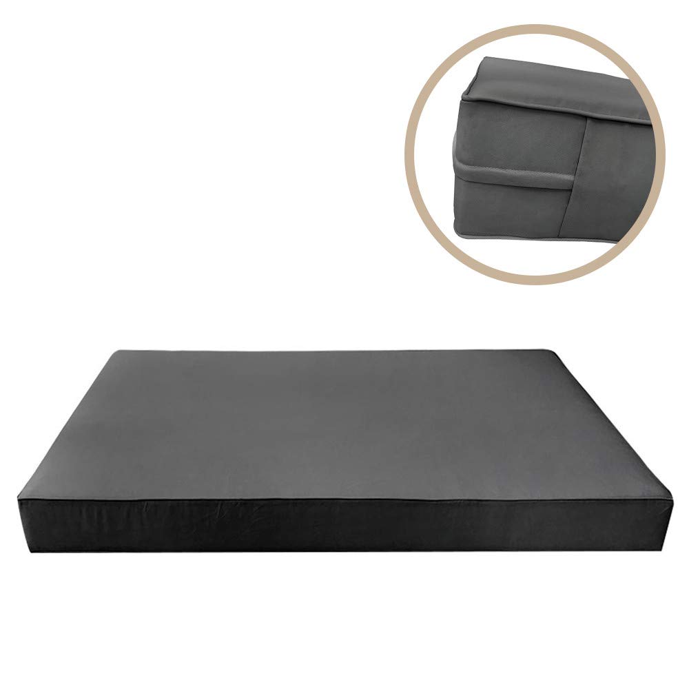 5PC Pipe Outdoor Daybed Mattress Cushion Set with Bolster Pillows - Crib Size AD003 | Perfect for Patio, Poolside, and Garden Lounging