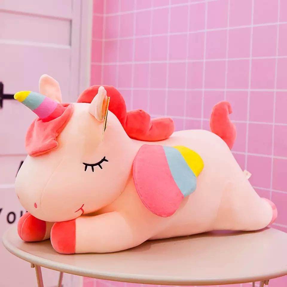 Cute Unicorn Plush Toy - Soft & Huggable Stuffed Animal for Kids, Girls, Boys - Perfect for Bedroom Decor, Birthday Gifts & Cuddling