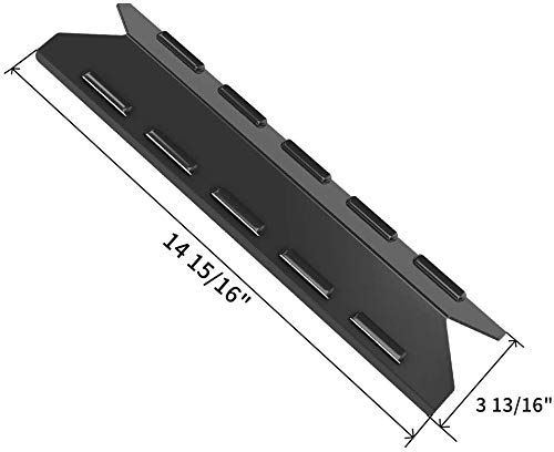 Kenmore Gas Grill Replacement Parts - Set of 6 Heat Plates, Burner Covers & Heat Shields for Models 146.23681310, 146.47223610, 146.16142210, 146.10017510, 146.23766310 | Durable BBQ Accessories for Outdoor Cooking & Backyard Grilling