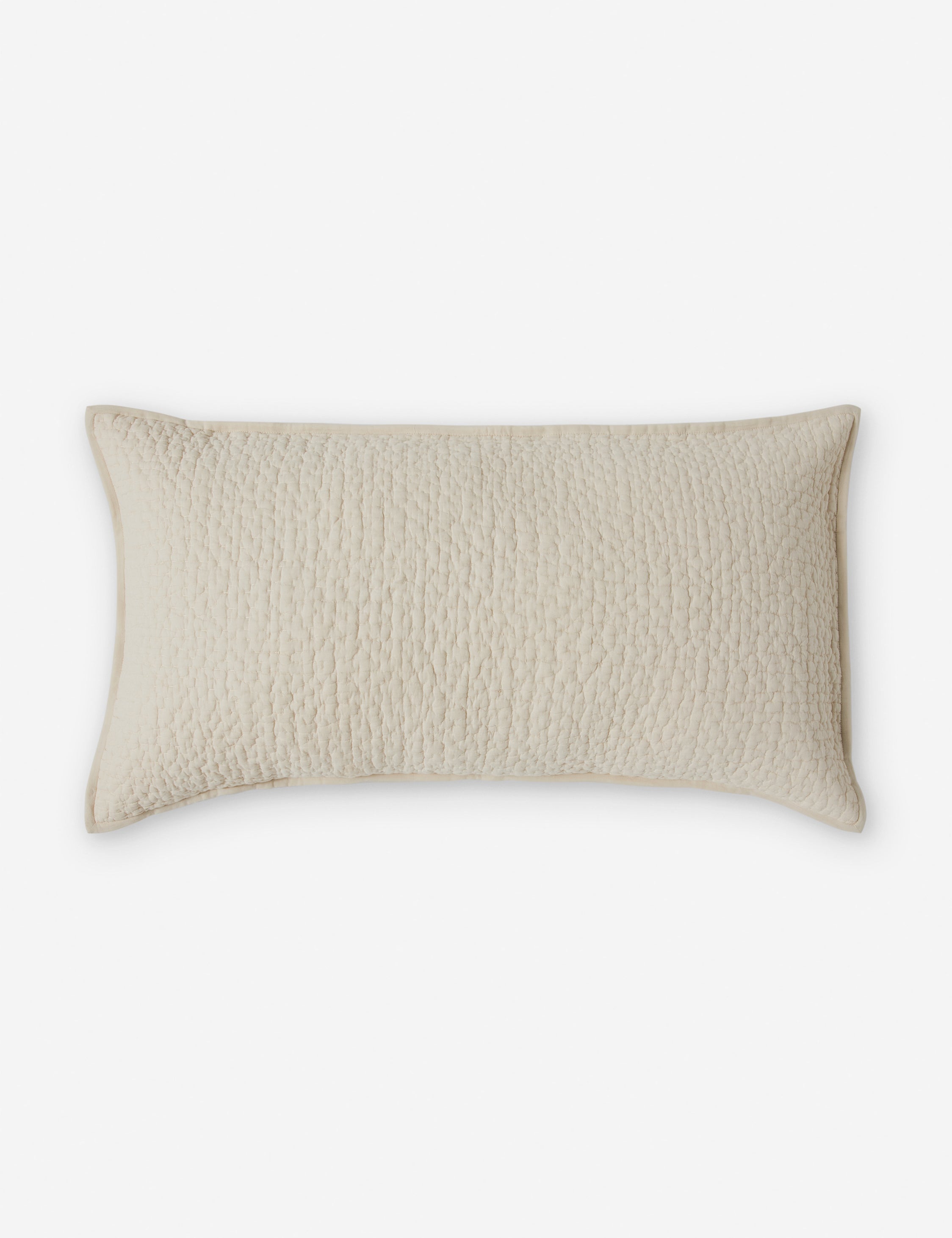 Clemence Quilted Sham Pillow Cover - Luxury Bedding Decor for Home & Hotel - Perfect for Master Bedroom, Guest Room, and Airbnb Styling