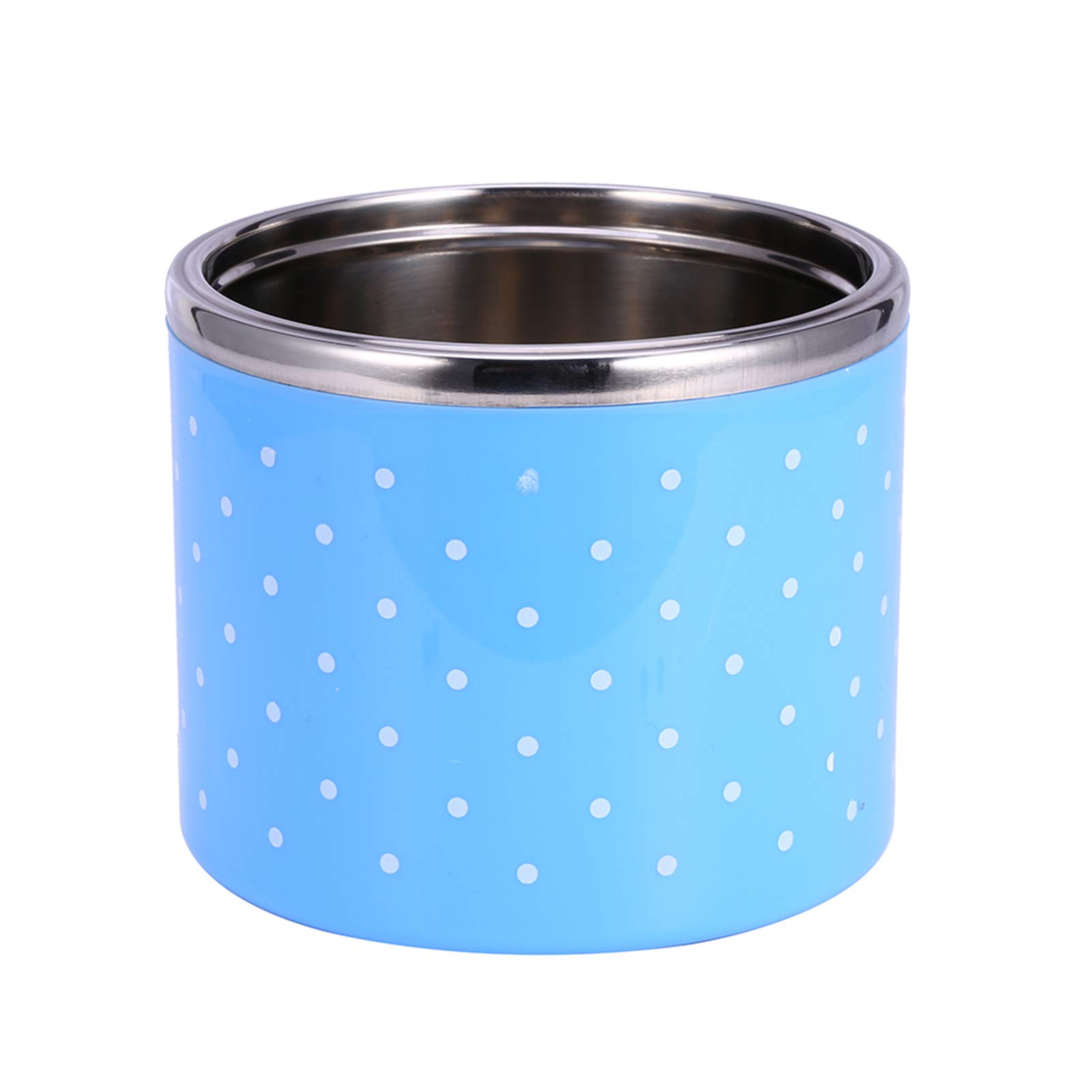 3 Layer Stainless Steel Insulated Lunch Box - Leakproof Thermal Food Container for Hot & Cold Meals - Reusable Bento Box for Office, School, Picnic & Travel - Blue Kitchen Essentials
