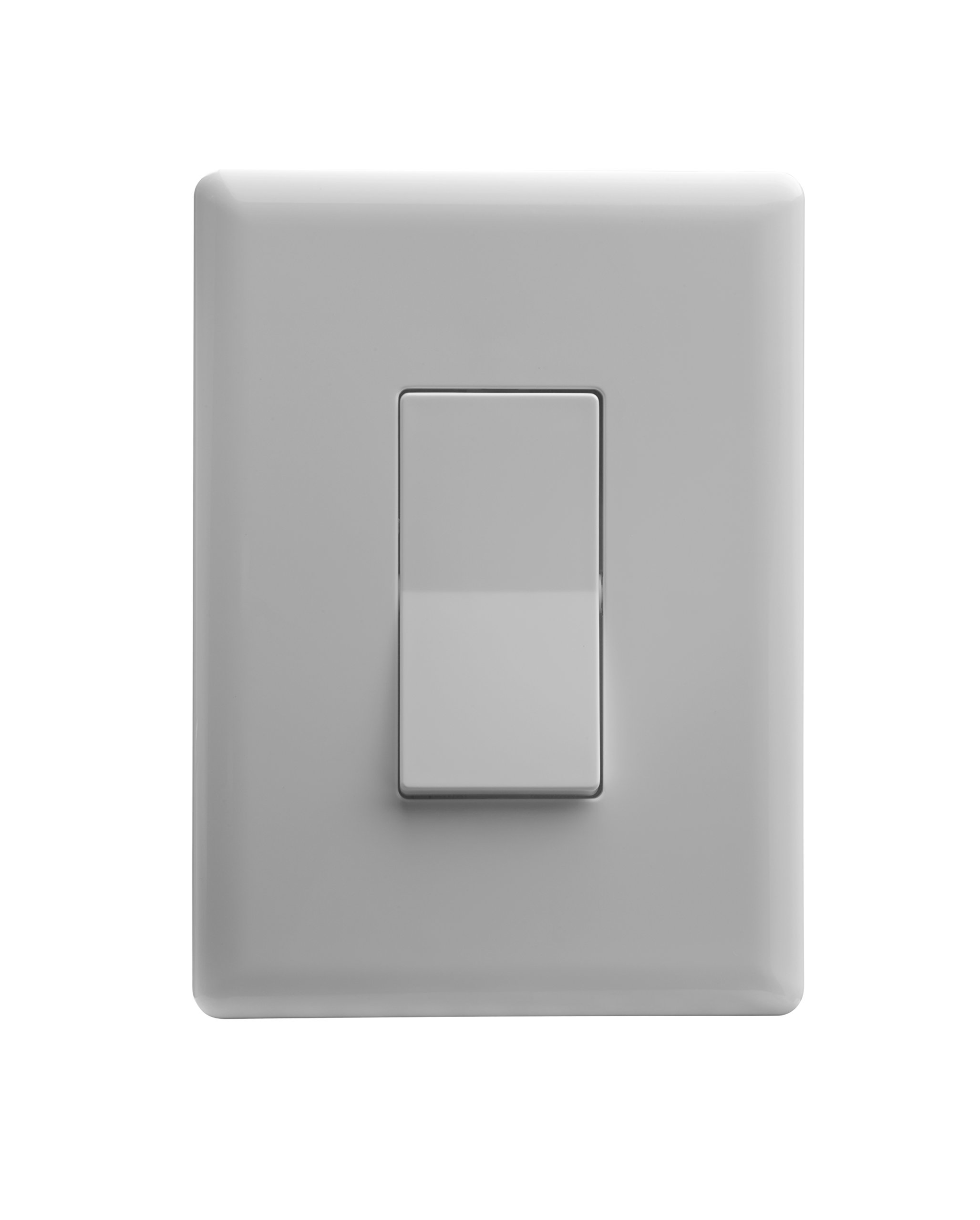 Ecolink ZWAVE Plus Smart Light Switch - White Single Rocker Style for Home Automation & Lighting Control (PN: SDLS2-ZWAVE5) | Perfect for Smart Homes, Bedrooms & Living Rooms