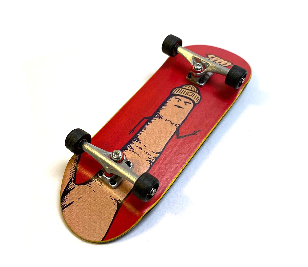 Yellowood Fingerboard Complete Rebel - Professional Mini Skateboard for Finger Tricks & Stunts - Perfect for Skateboarding Enthusiasts & Collectors