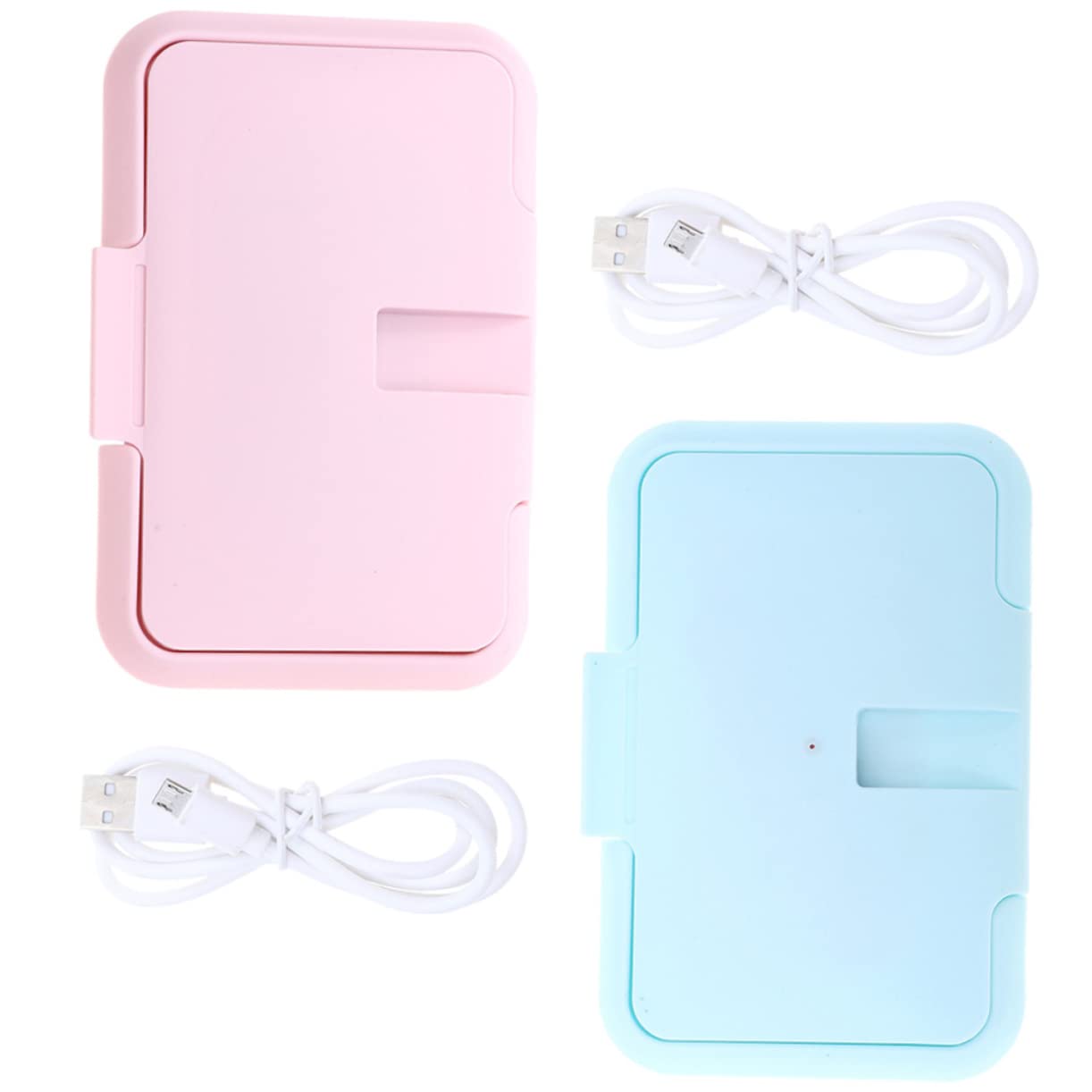 Totority 4-Pack Electric Wet Wipes Warmer & Dispenser - Heated Baby Wipes for Diaper Changes, Facial Cleansing & Makeup Removal - Perfect for Nursery, Bathroom & Travel
