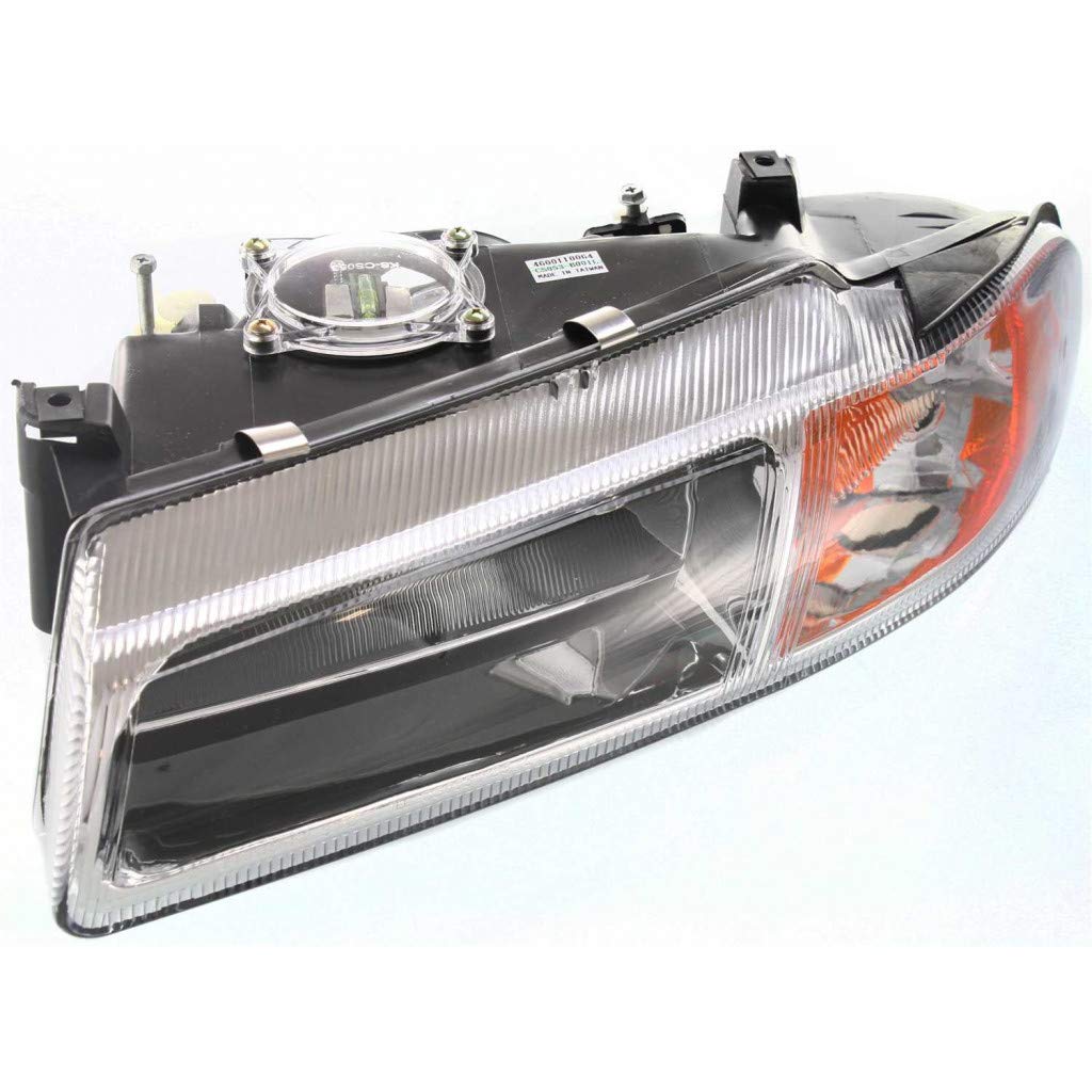 Dodge Stratus Headlight Assembly Pair 1995-2000 | Driver & Passenger Side | Improved Beam Pattern | CH2502112 + CH2503112 | 4630873AB + 4630872AB | Perfect for Night Driving & Car Restoration Projects