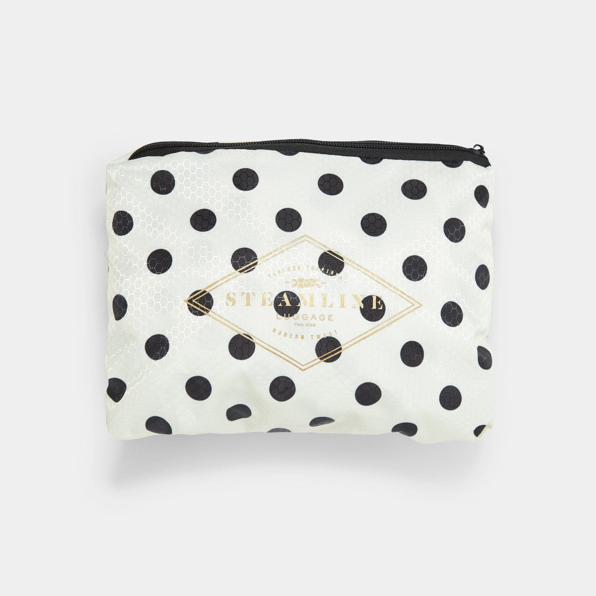 Polka Dot Protective Cover for Travel - Waterproof & Durable Stowaway Size - Perfect for Luggage, Backpacks & Storage Bags