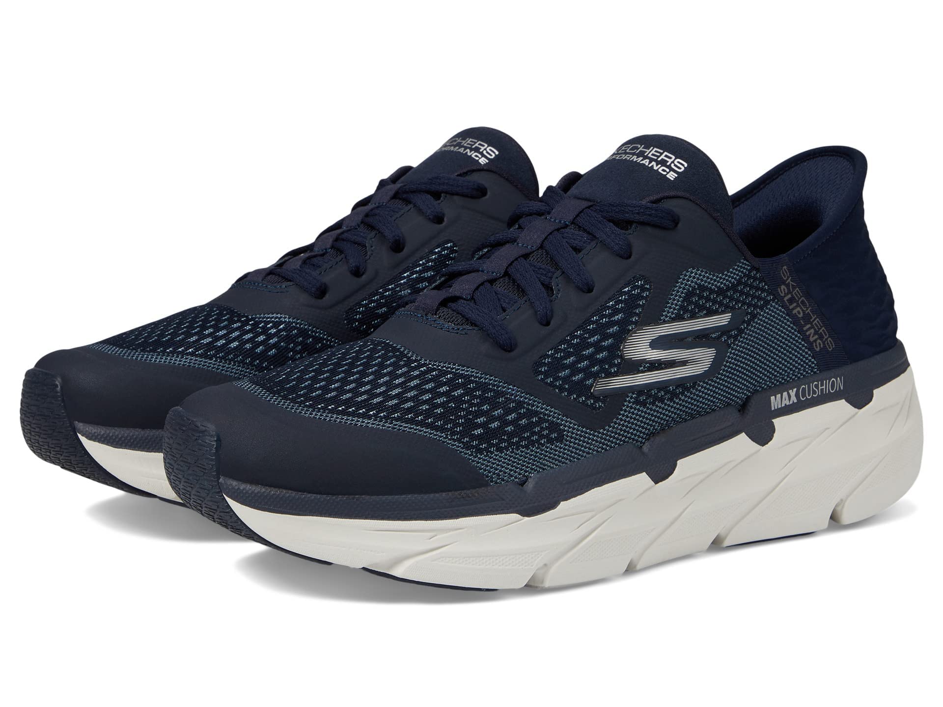 Skechers Men's Max Cushioning Slip-ins - Memory Foam Athletic Running & Walking Shoes for Workout | Comfortable Sneakers for Gym, Jogging & Daily Wear