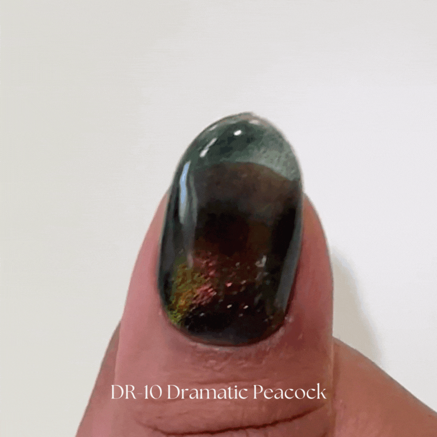Kokoist Dramatic Magnet DR 10 Dramatic Peacock Nail Gel Polish - Long Lasting UV LED Gel for Salon & Home Manicures | Perfect for Special Occasions & Nail Art Designs