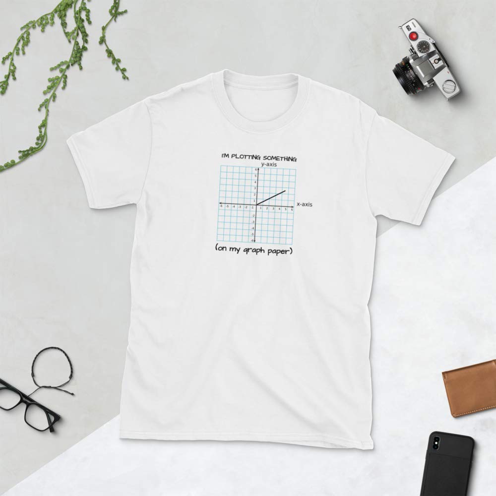 Math Teacher T-Shirts - Funny Plotting Math Shirts for Educators - Perfect Teacher Gift for Classroom & STEM Events