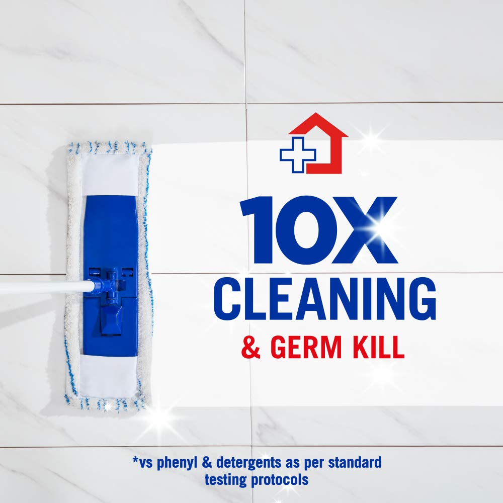 Lizol Double Concentrate Disinfectant Floor Cleaner, Citrus Scent - 900ml | Kills 99.9% Germs & Bacteria | Powerful Floor Disinfection | Ideal for Hardwood, Tile & Laminate Floors | Fresh Citrus Fragrance for Home & Kitchen Use