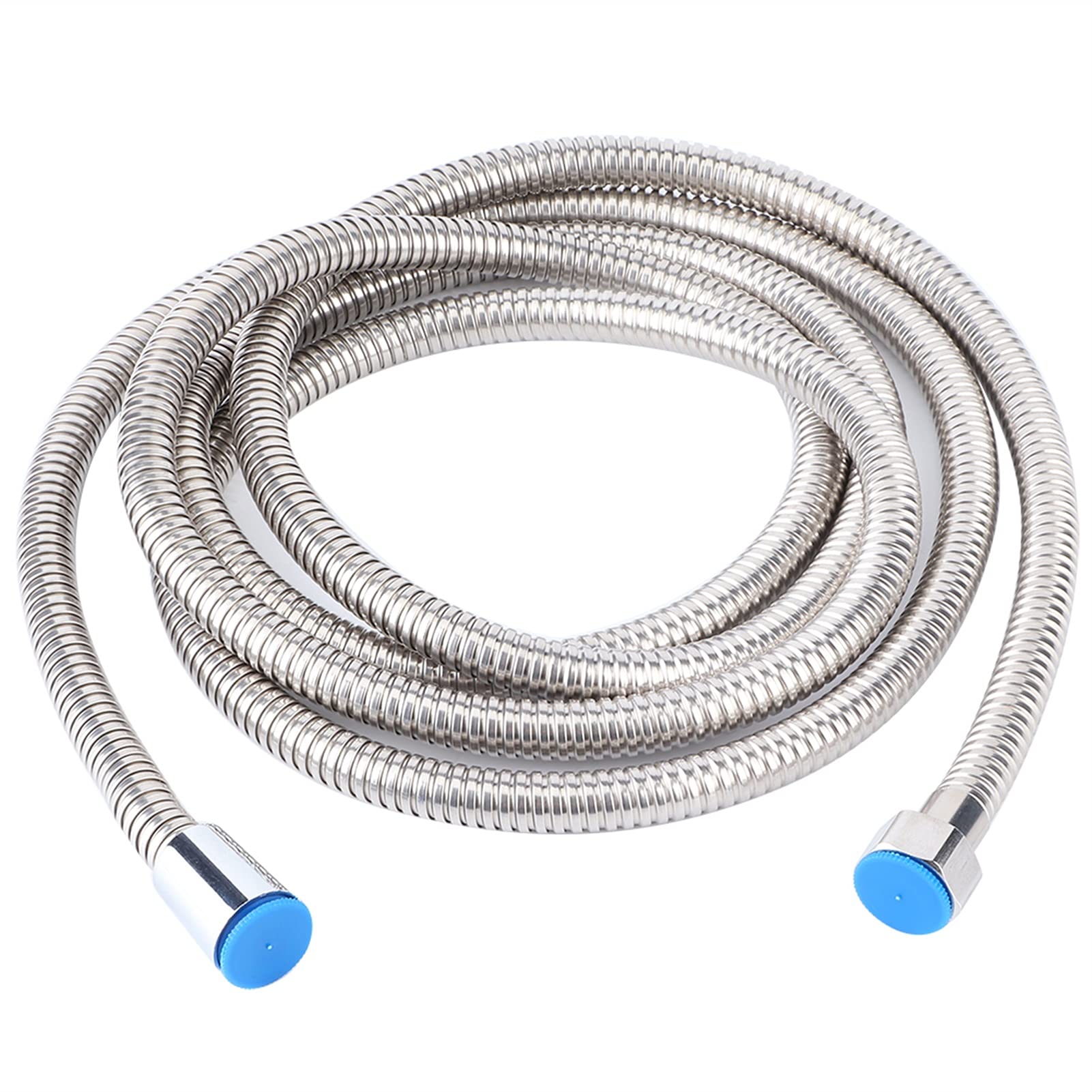 Stainless Steel Explosion-Proof Shower Hose - 3M Long Bathroom Pipe Fittings Replacement for Shower Head | Durable & Flexible for Bathroom, RV, and Outdoor Use