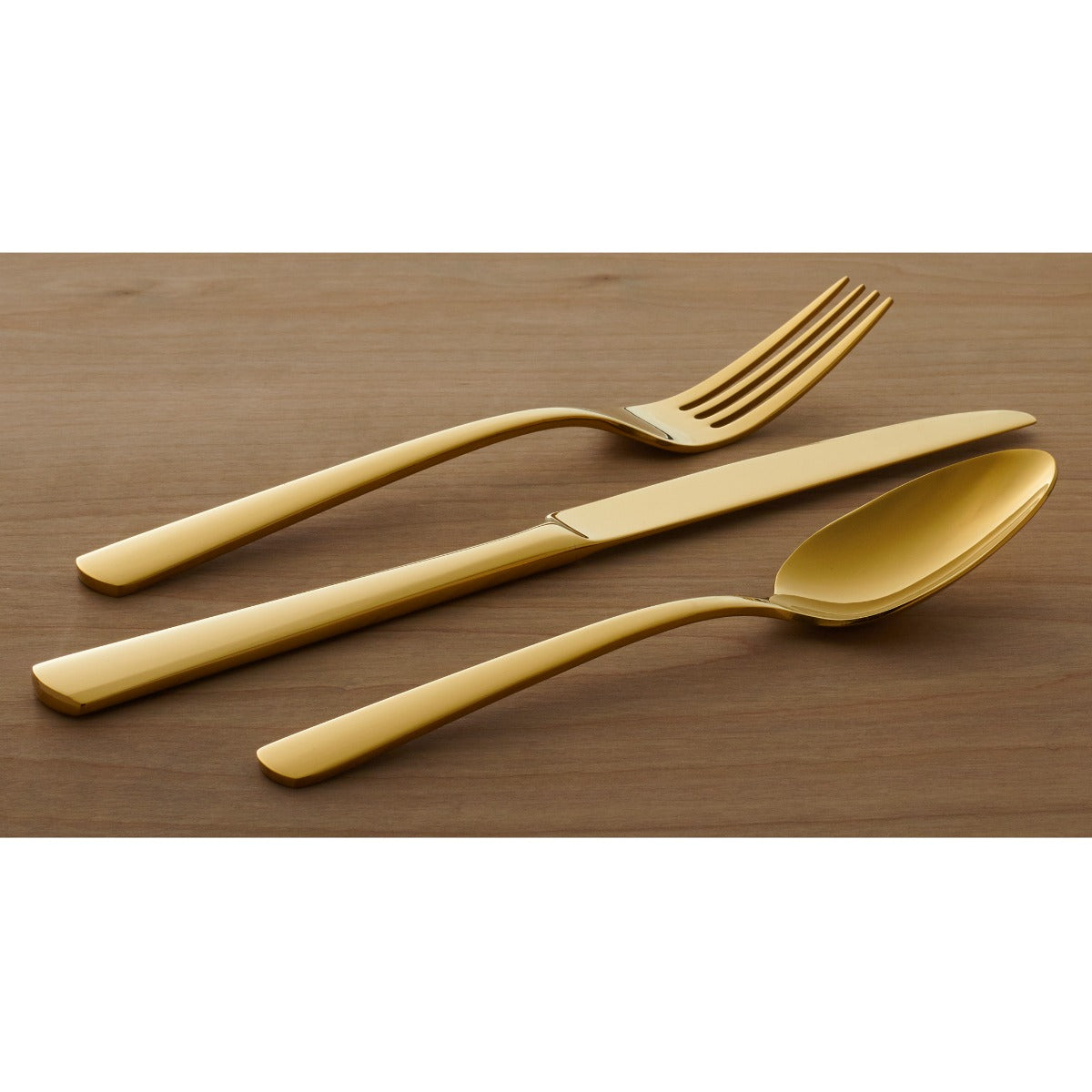 Aptitude Gold 20-Piece Flatware Set - Stainless Steel Silverware Set for 4, Elegant Dinnerware Cutlery Set for Wedding, Holiday, and Everyday Dining
