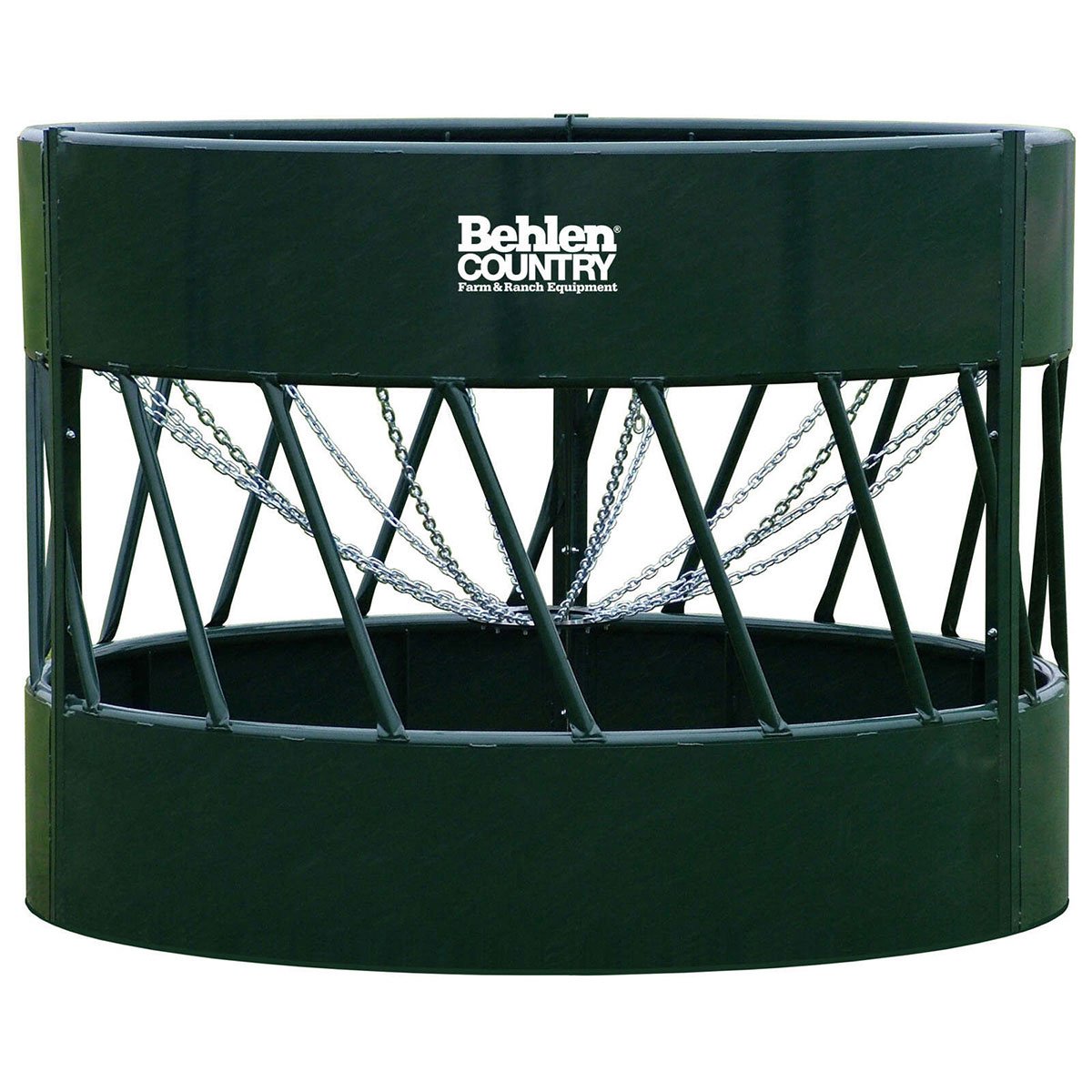 Behlen® HaySmart Bale Feeder - Heavy Duty Round Bale Feeder for Horses & Livestock - Durable Galvanized Steel Design - Perfect for Pastures, Farms & Ranches