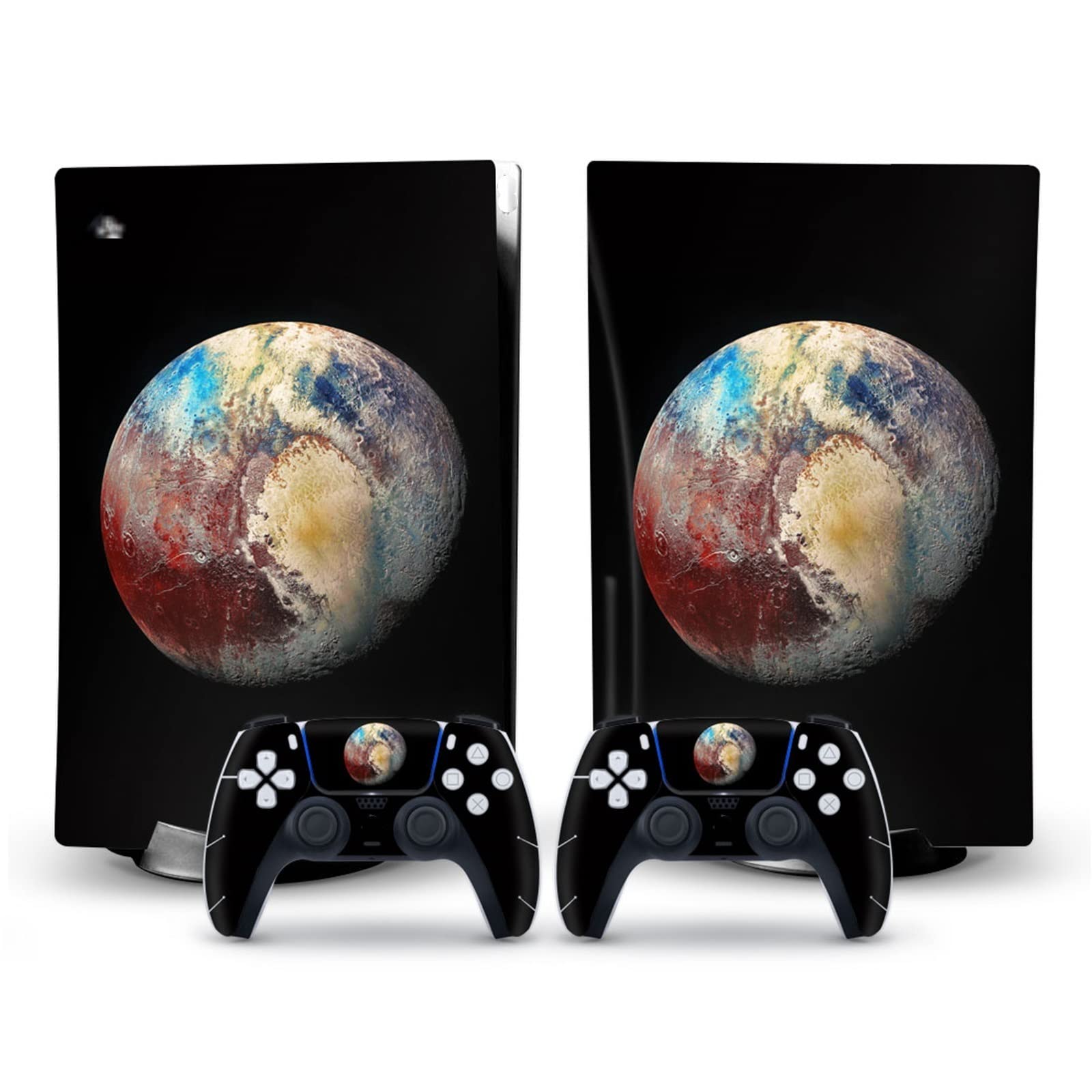 Anime Console Skin Decal for PS5 Disk Edition with 2 Controller Covers - Scratch-Resistant Vinyl Protection, Bubble-Free & Anti-Scratch (36173) - Perfect for Gaming Setups & Collectors