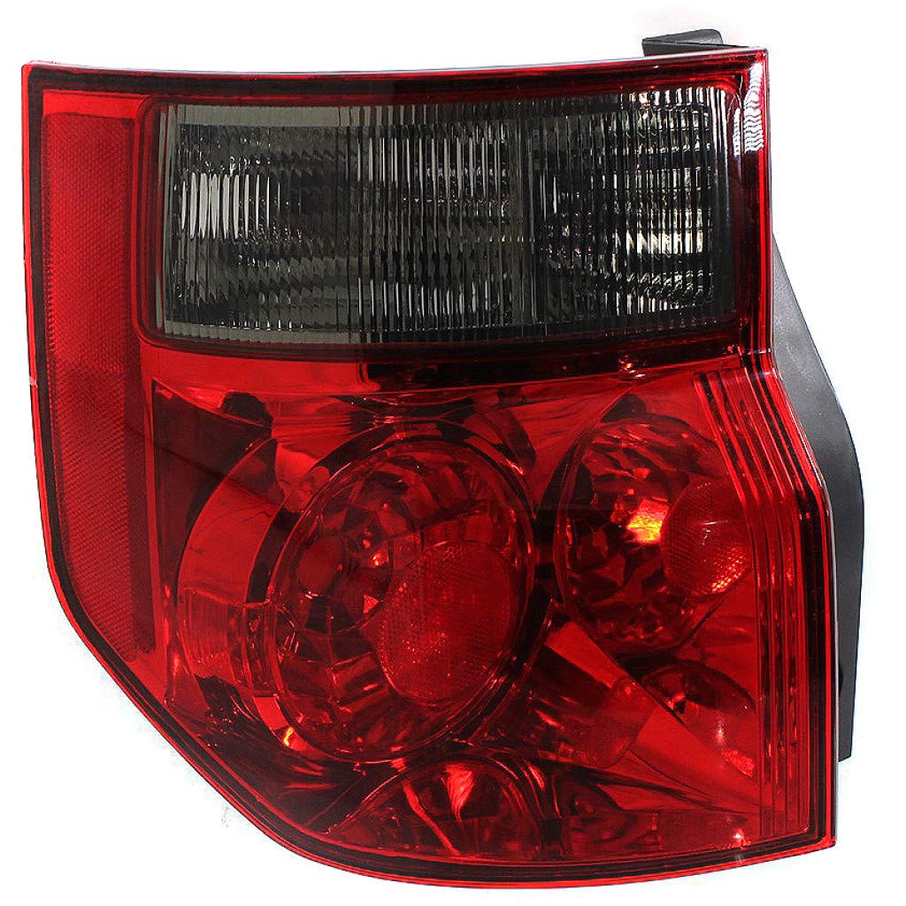 Honda Element Tail Light Assembly 2003-2008 - Driver Side DOT Certified with Bulbs | HO2818125 33551-SCV-A01 | Perfect for Replacement & Night Driving Safety (EX Trim)