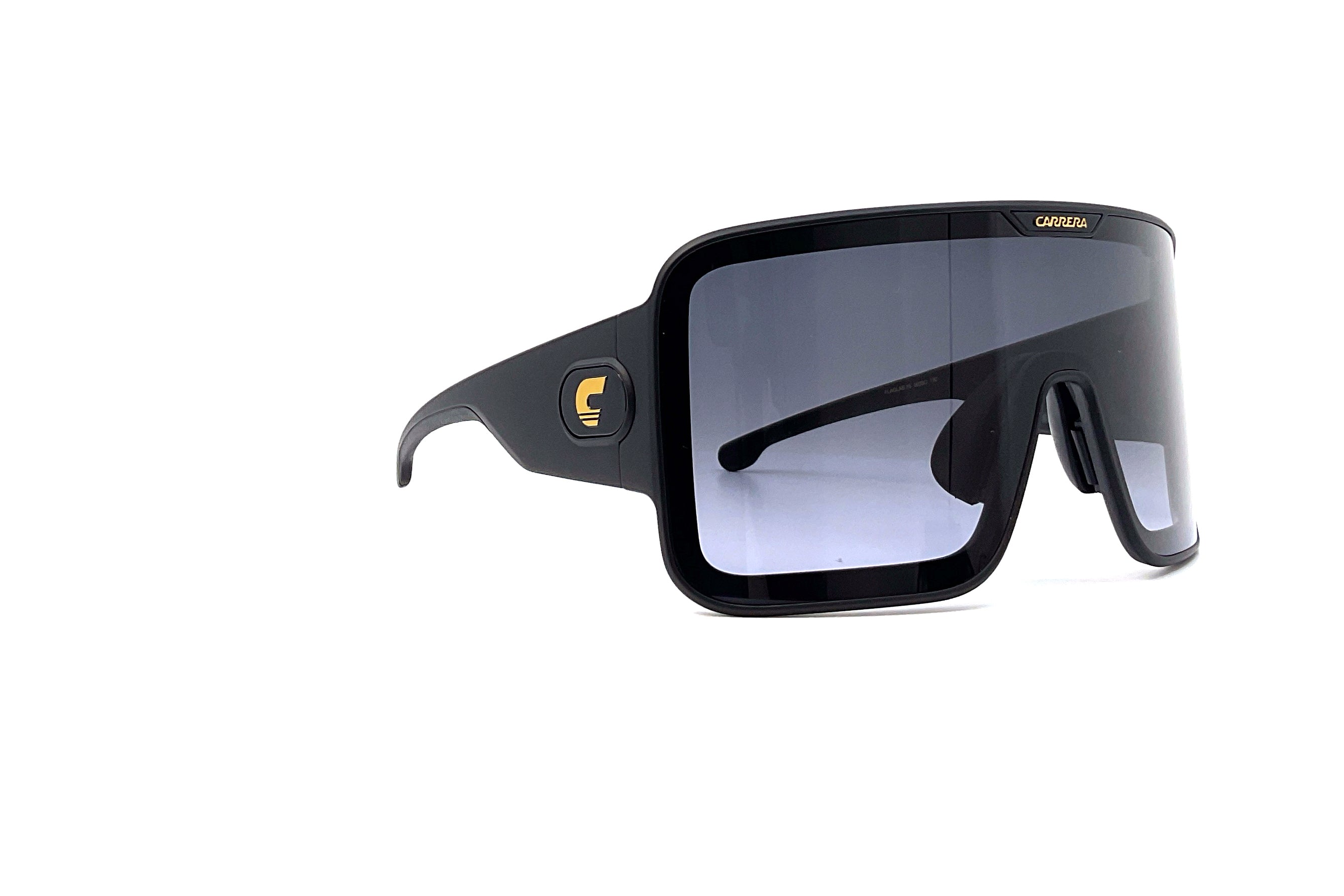 Carrera Flaglab 15 Matte Black Sunglasses - Polarized UV Protection Sports Sunglasses for Running Cycling Golf - Stylish & Lightweight for Outdoor Activities