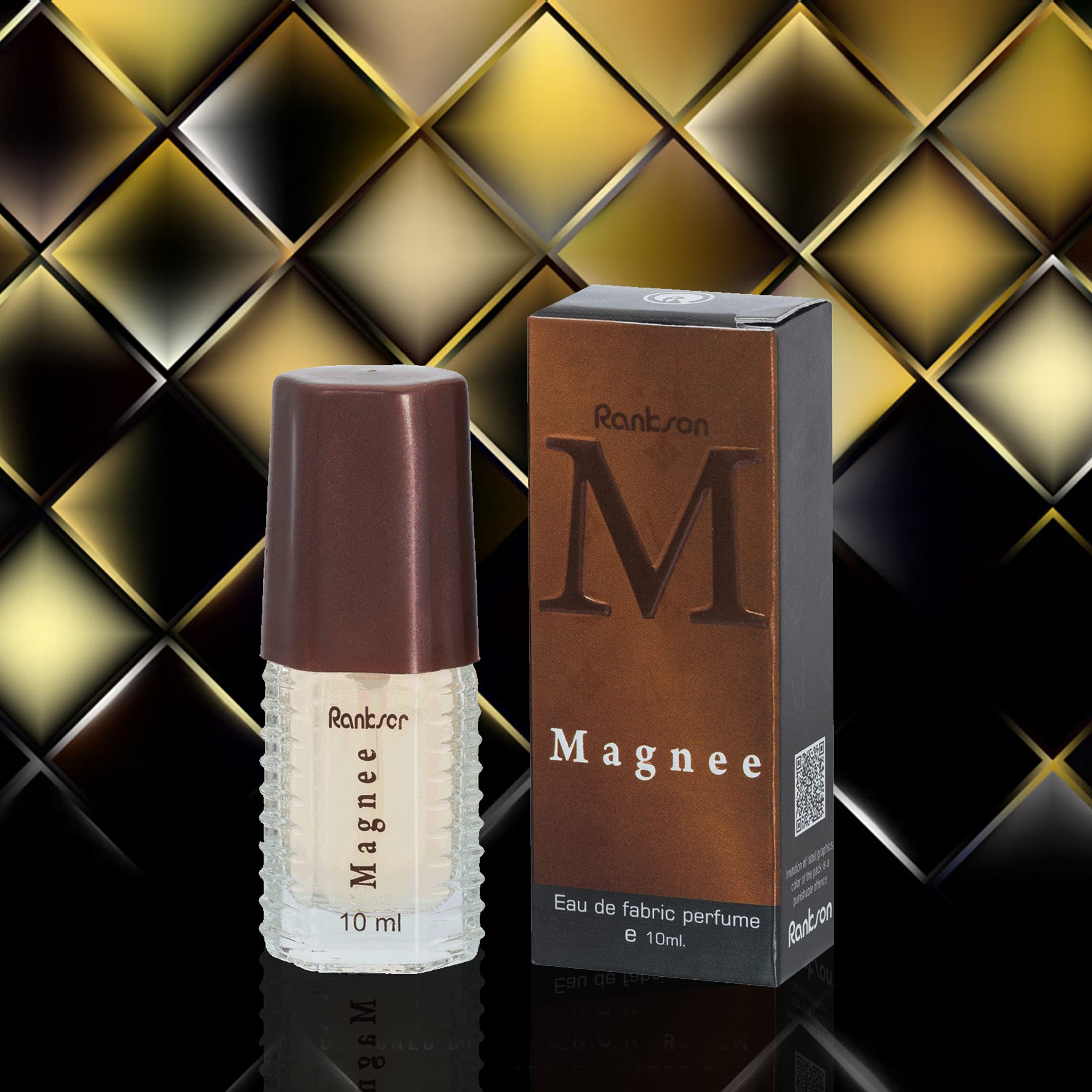 Rankson MAGNEE SANDAL Long-Lasting Perfume for Men & Women - 10ml Bottle (Pack of 10) - Perfect for Daily Wear, Travel & Gifts