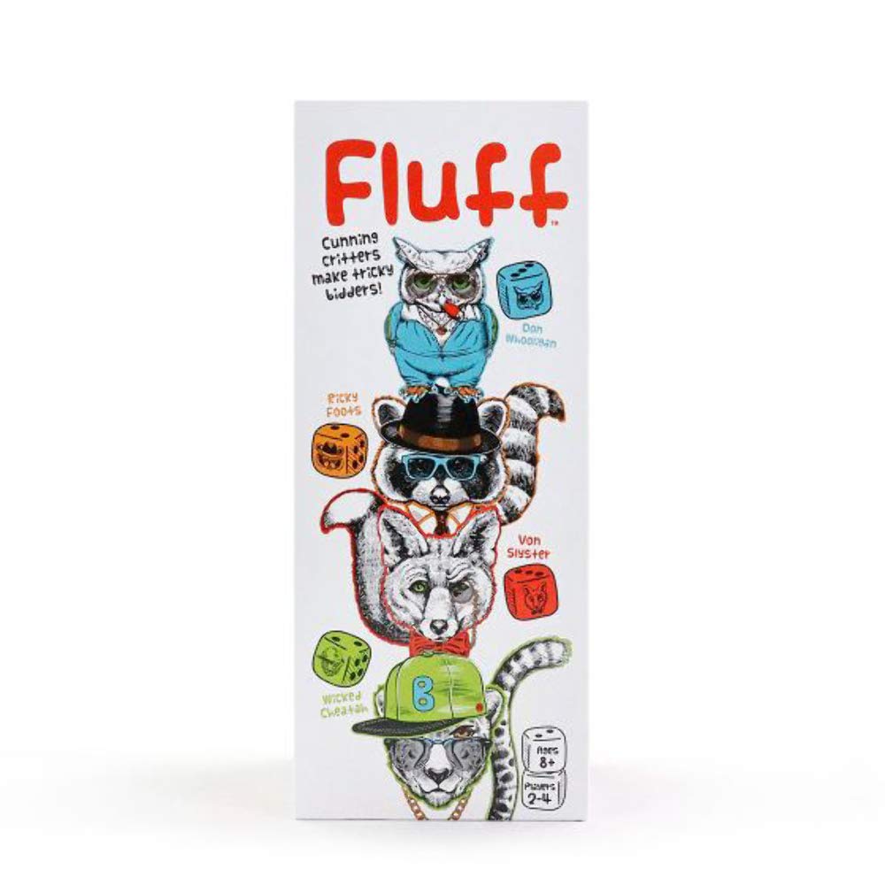 Bananagrams Fluff Rolling Dice Game - Fun Family Board Game with Cups Similar to Liars Dice - Perfect for Game Nights, Parties & Travel Entertainment
