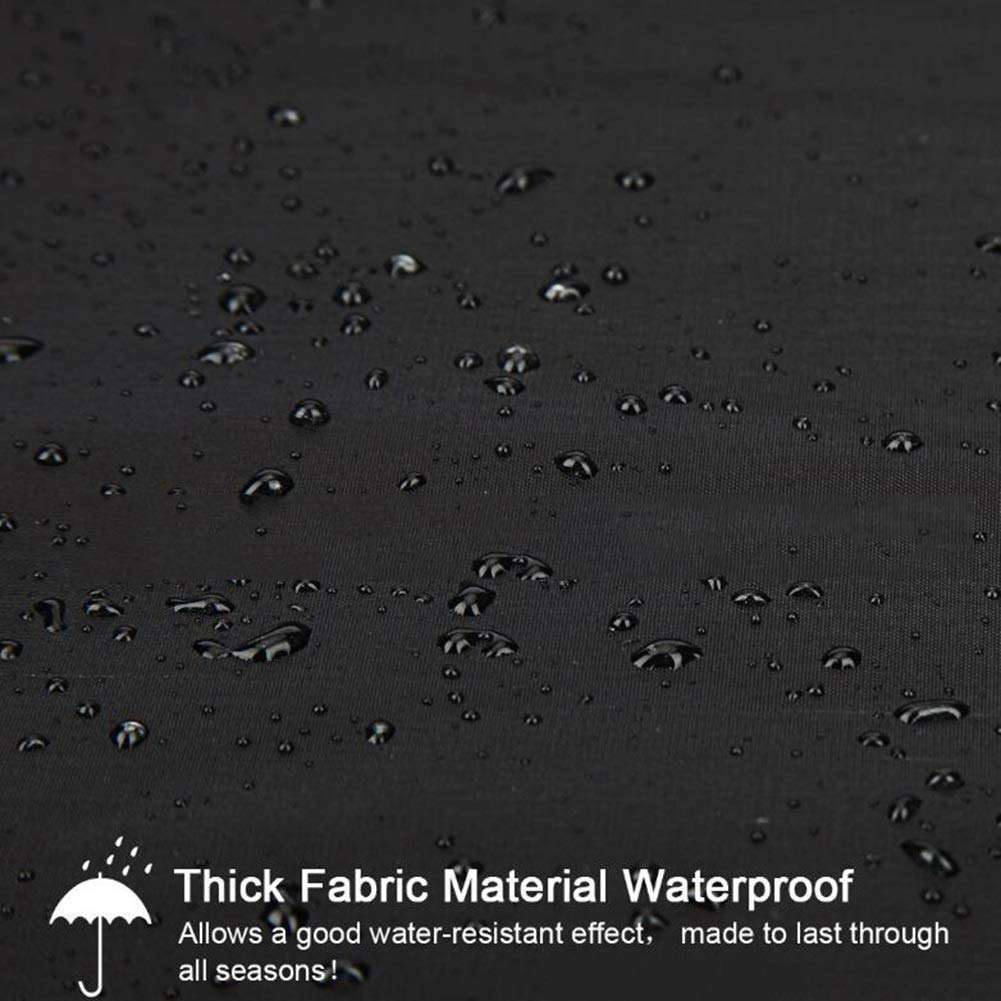 **98x98x35 Inch Waterproof Rectangle Furniture Covers for Outdoor Garden Sofa - Sunproof, Dustproof & All-Weather Protection - Perfect for Patio, Deck, and Storage Use**