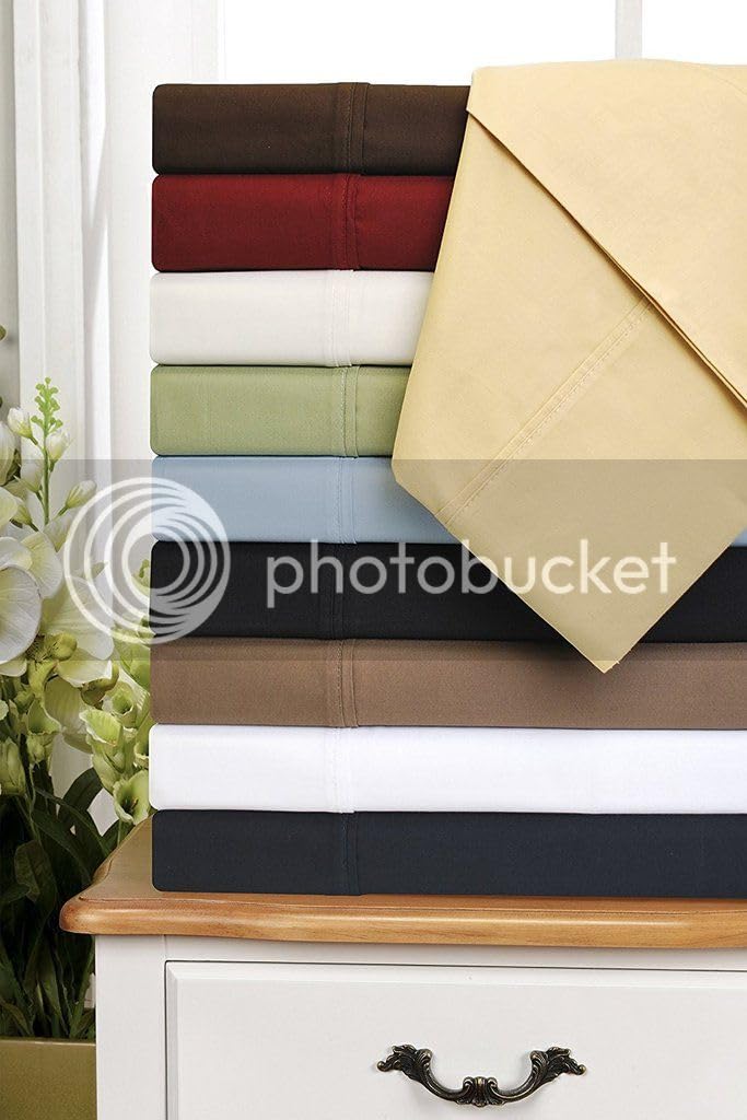 Luxury 850-Thread-Count 100% Egyptian Cotton Bed Sheet Set - 4-Piece Full XXL Deep Pocket Sheets for Mattress Up to 18