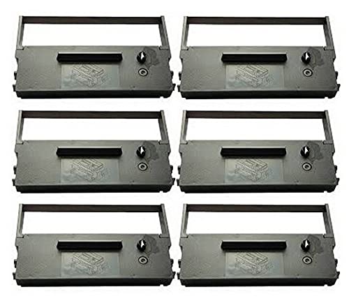 NCR 530512 Compatible Printer Ribbons (6-Pack) - Replacement for Citizen IR-71P POS Printer - Ideal for Retail, Restaurant & Office Checkout Systems