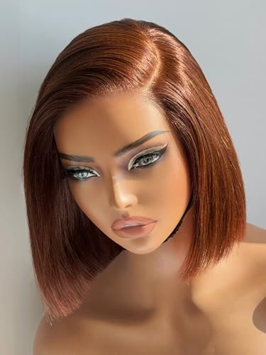 Blunt Cut｜Side Part｜Dark Brown