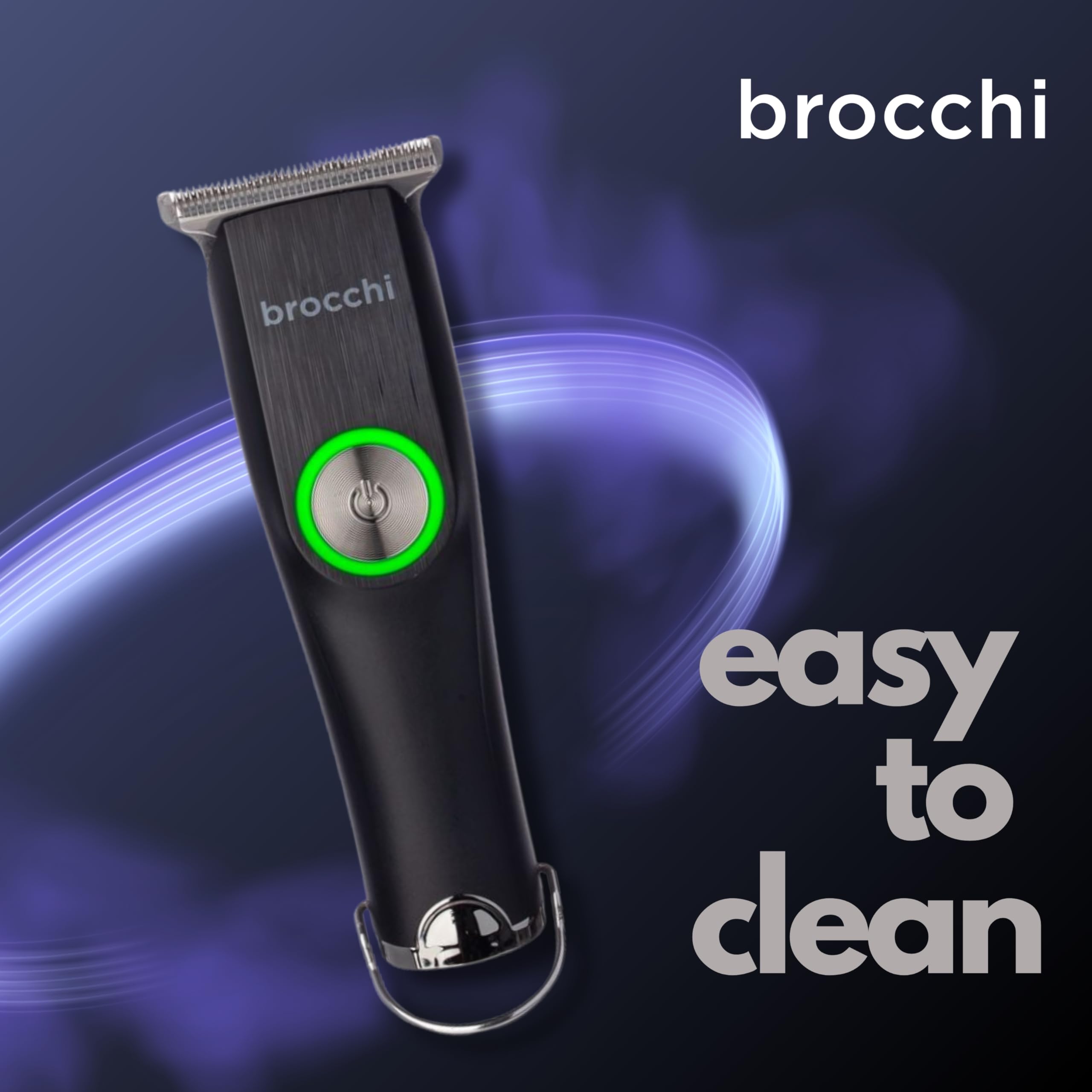 TravelTrim | Portable Precision Facial Trimmer for Men - USB Rechargeable Eyebrow Nose Ear Hair Groomer - Perfect for Travel, Gym & Daily Grooming Routine