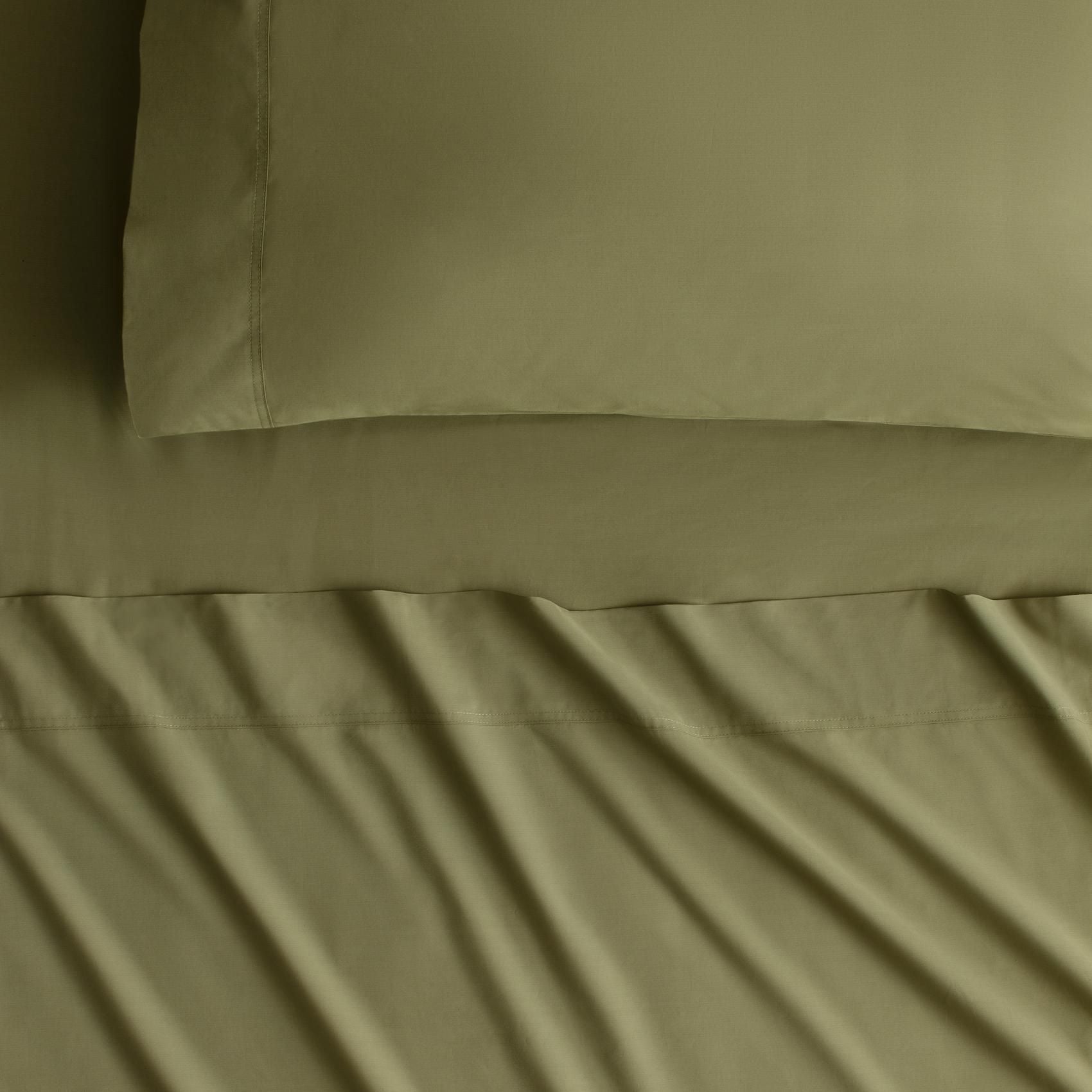 Byren Percale Sheet Set - Premium 100% Cotton Bedding with Aloe Vera Infusion | Soft & Breathable for All Seasons | Perfect for Master Bedroom, Guest Room, or Vacation Home