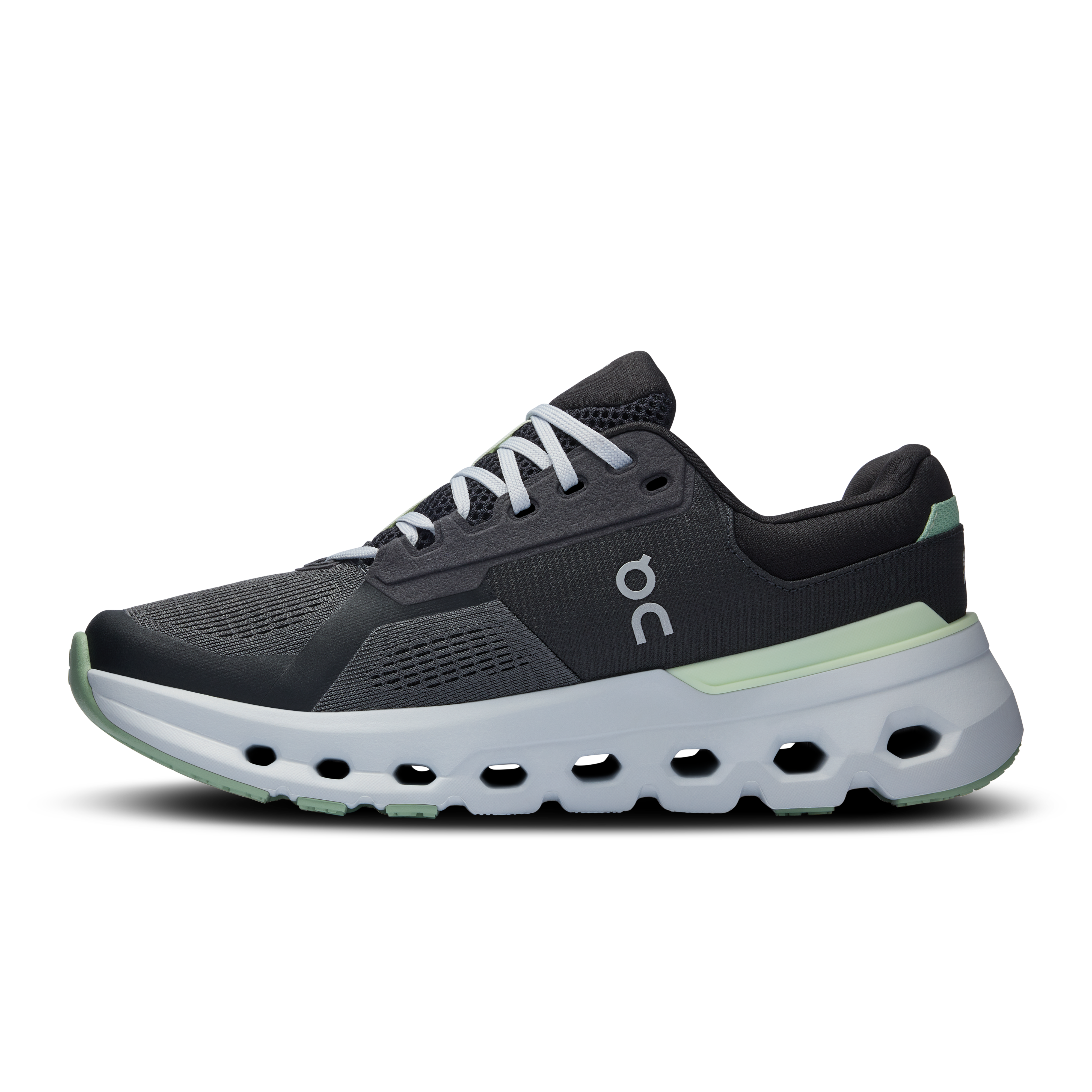 On Running Women's Cloudrunner 2 Running Shoes - Lightweight & Breathable for Women (Shadow/Lima) - Perfect for Jogging, Gym Workouts & Daily Walking