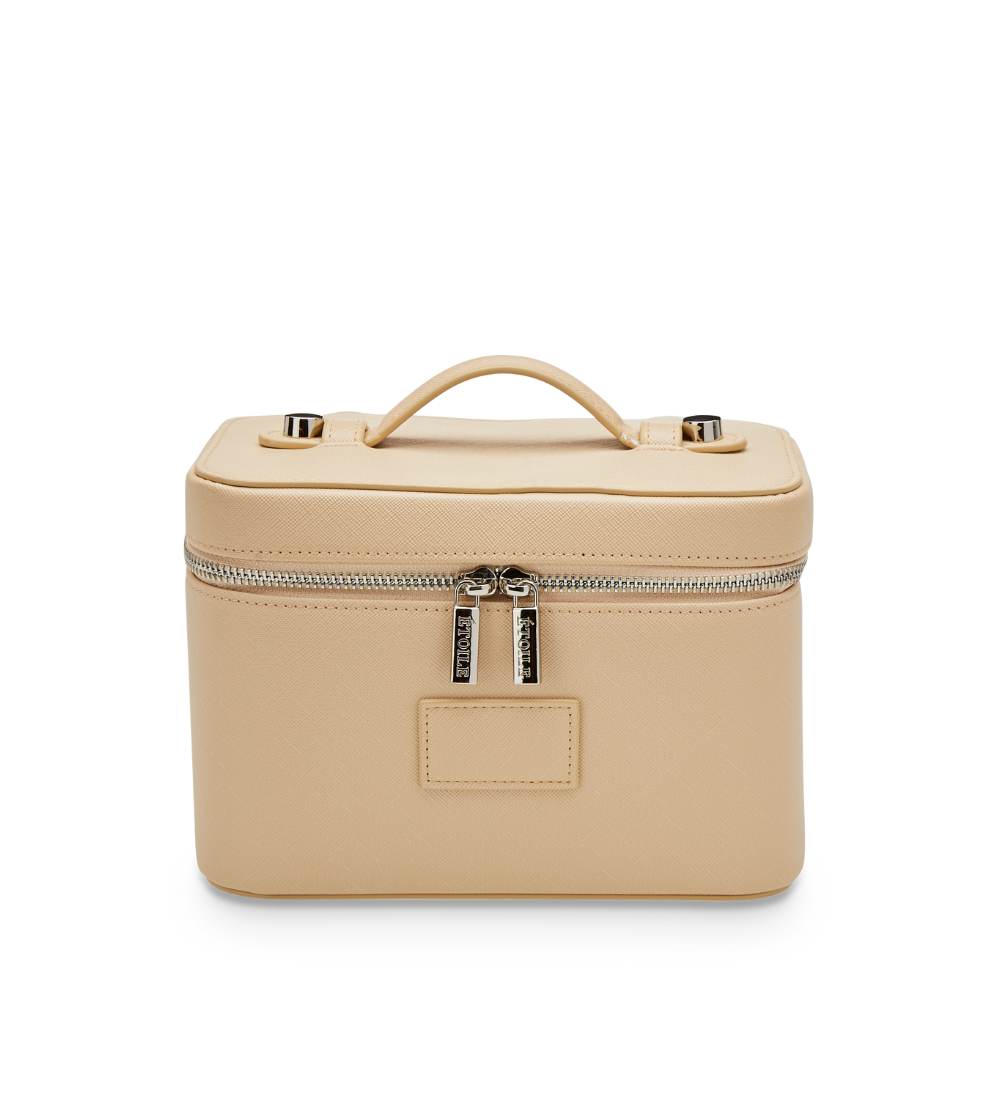 Portable Mini Vanity Case with Mirror - Compact Travel Makeup Organizer for Women | Perfect for Home, Travel, and On-the-Go Touch Ups