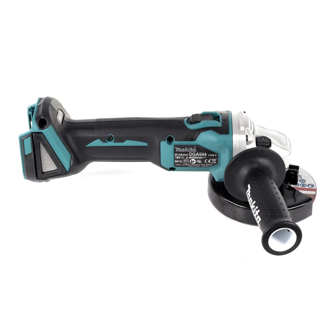 Makita DGA504 18V Cordless Angle Grinder (Tool Only, No Battery/Charger) - Powerful Cutting & Grinding for Metal, Wood & DIY Projects