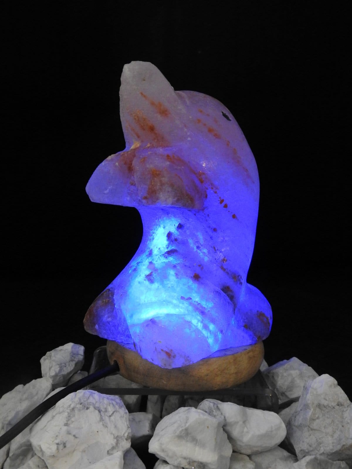 Himalayan Salt Lamp with Color Changing USB - Natural Air Purifier & Night Light for Home, Office, Yoga, Meditation & Relaxation