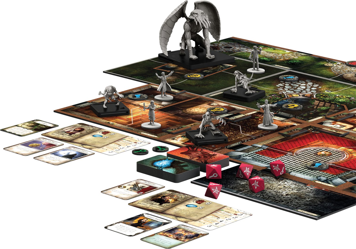 Fantasy Flight Games | Mansions of Madness: Second Edition | Board Game | Ages 14+ | 1-5 Players | Horror-Themed Cooperative Adventure for Game Nights