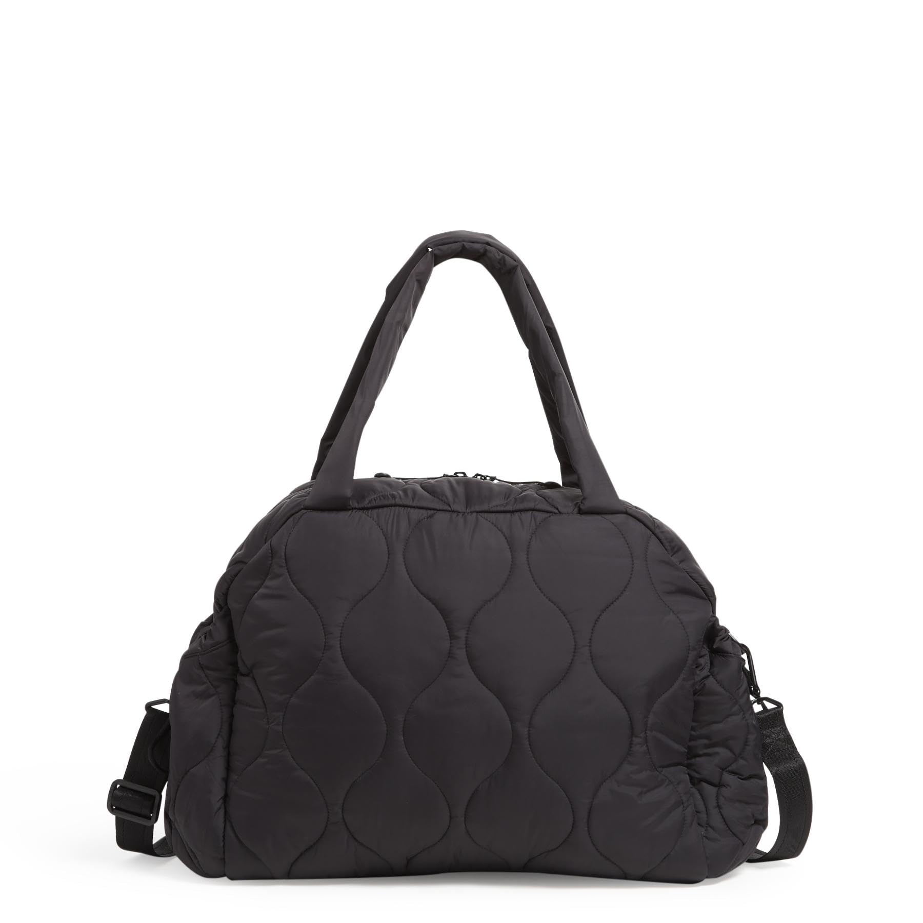 Vera Bradley Lightweight Travel Bag for Women - Black One Size Carry-On Luggage - Perfect for Weekend Trips & Airplane Travel
